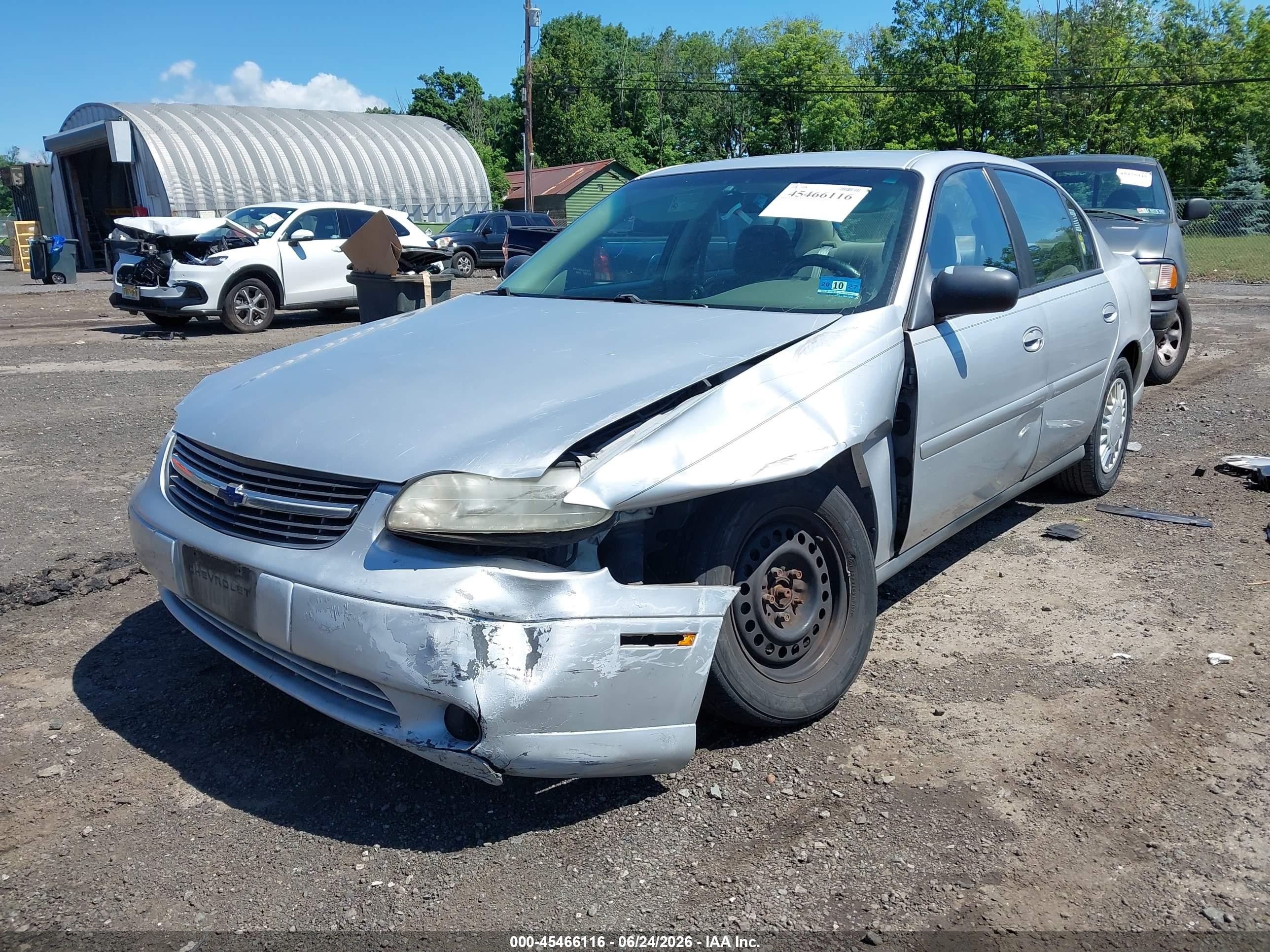 2003 Chevrolet Malibu Silver vin: 1G1ND52J03M741669
