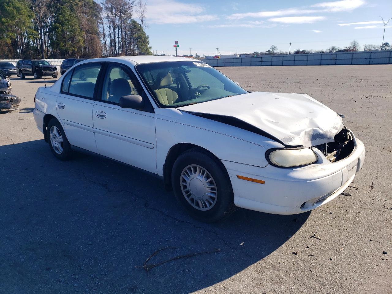 2001 Chevrolet Malibu White vin: 1G1ND52J116125092