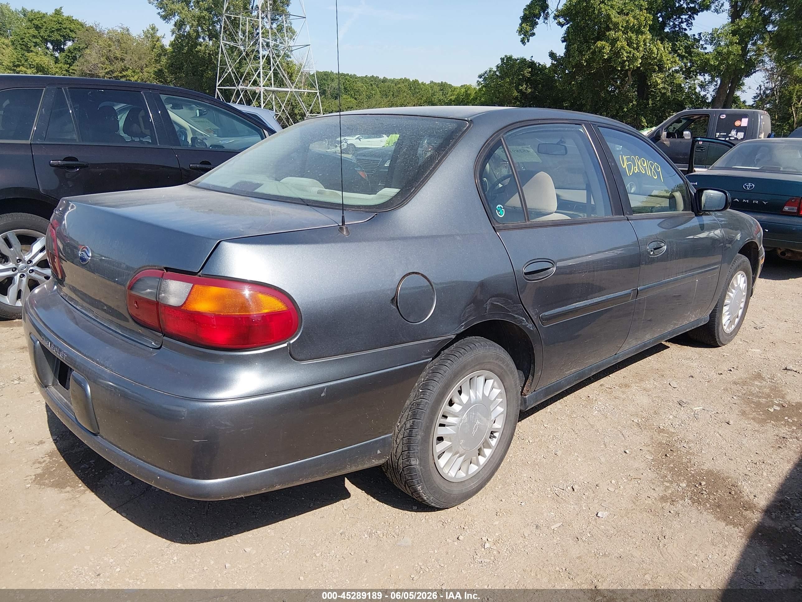 2003 Chevrolet Malibu   Gray vin: 1G1ND52J13M603204