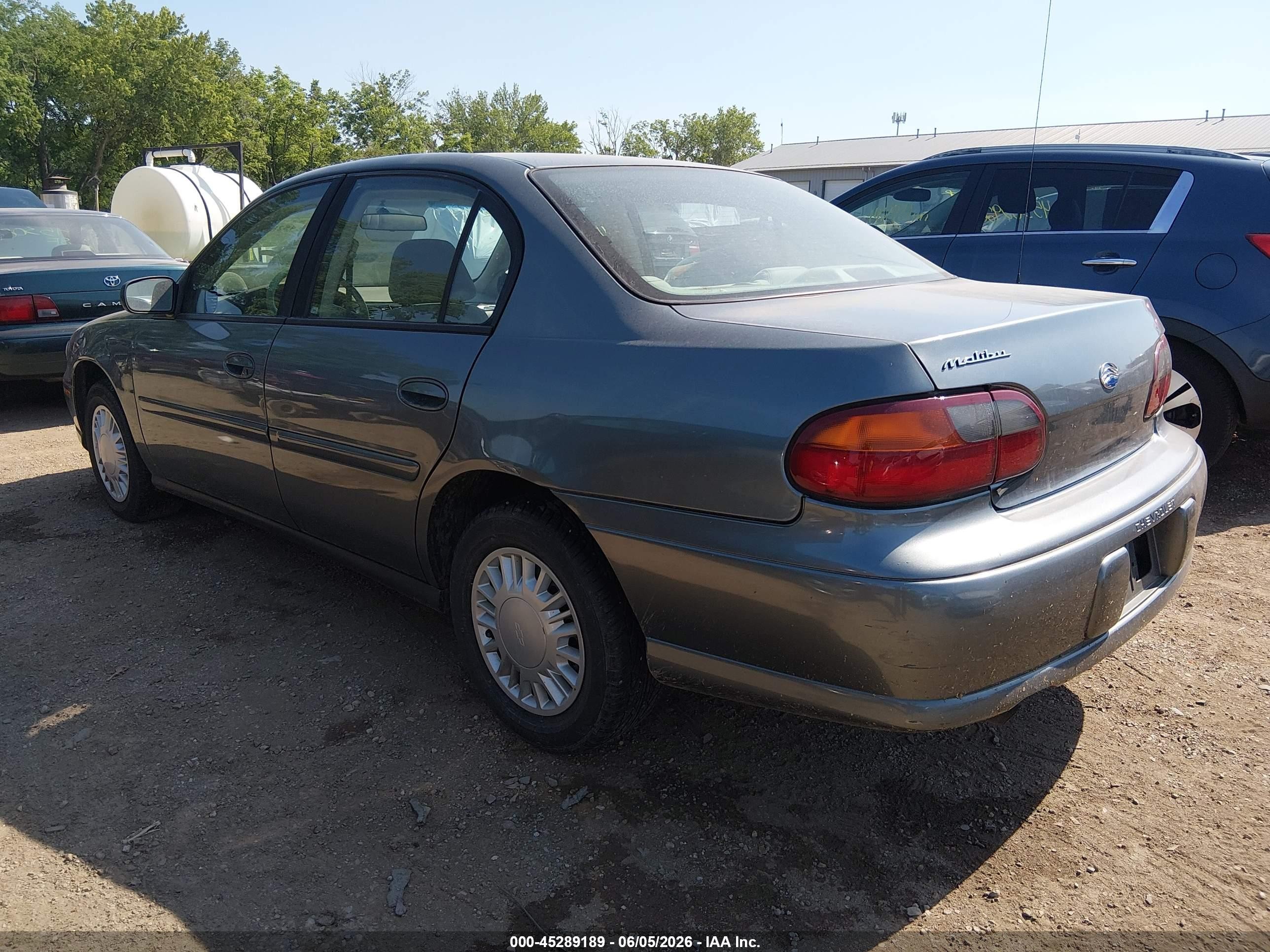 2003 Chevrolet Malibu   Gray vin: 1G1ND52J13M603204