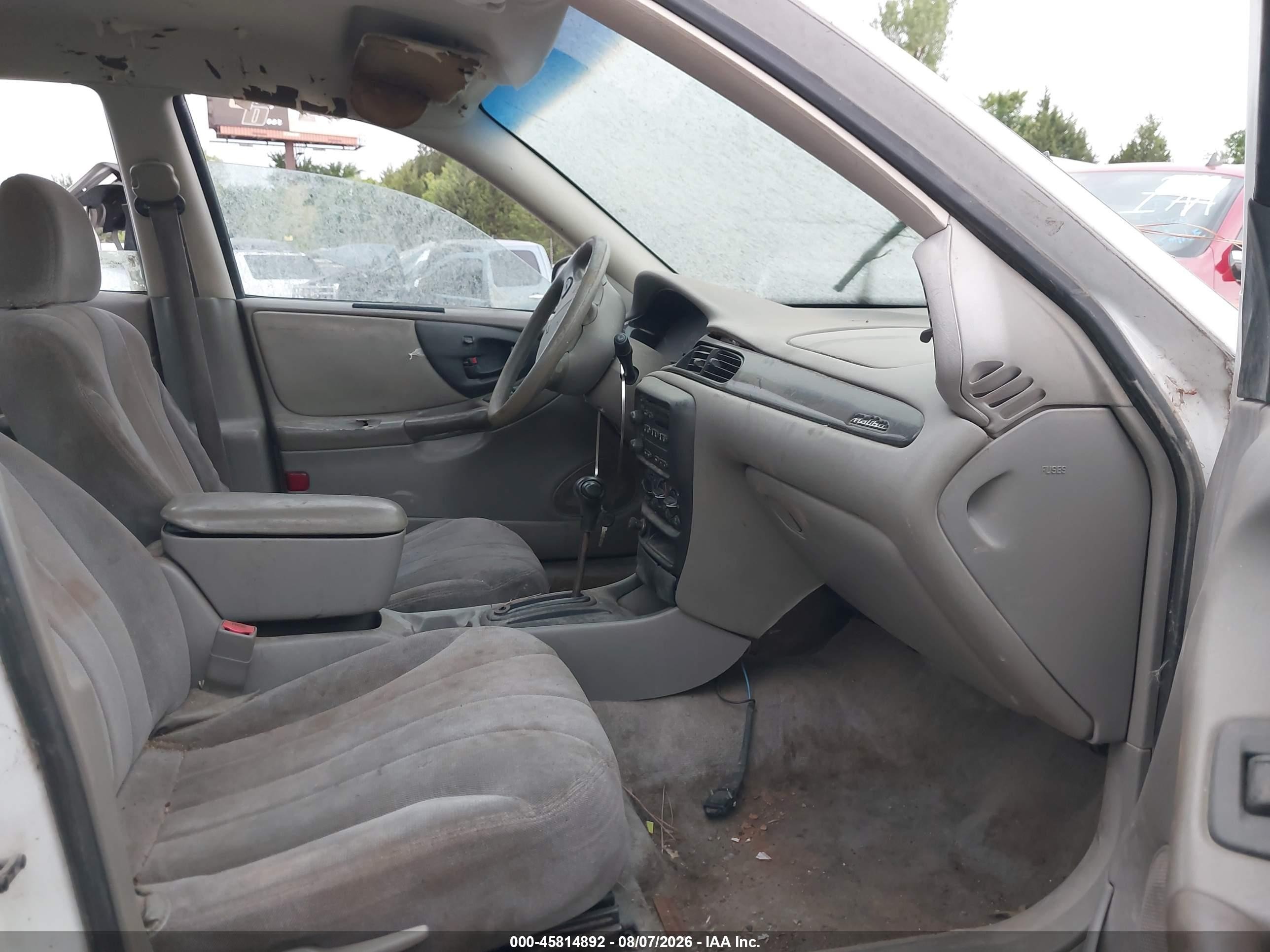 2003 Chevrolet Malibu   Белый vin: 1G1ND52J23M569581