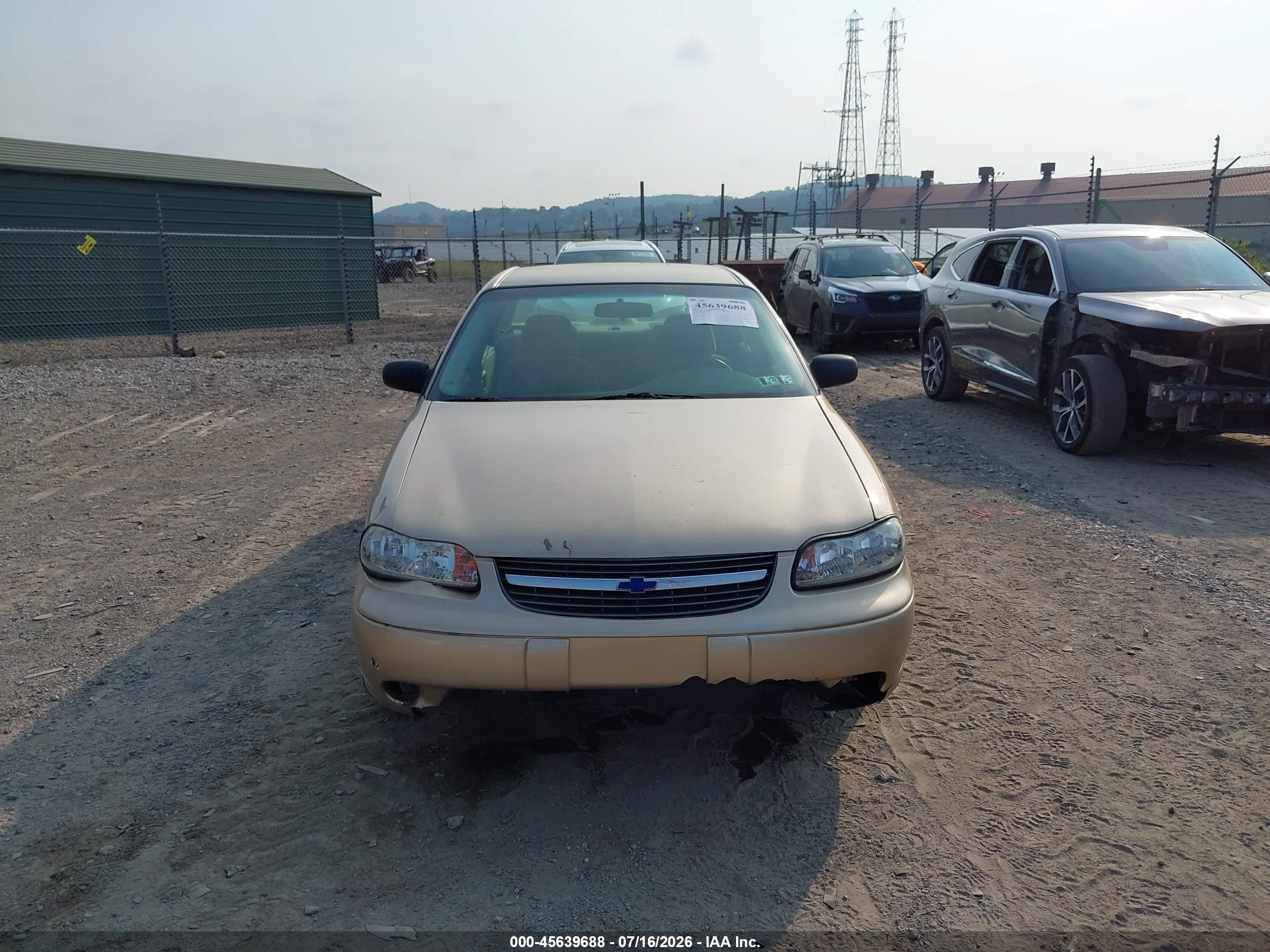 2003 Chevrolet Malibu   Gold vin: 1G1ND52J23M670863