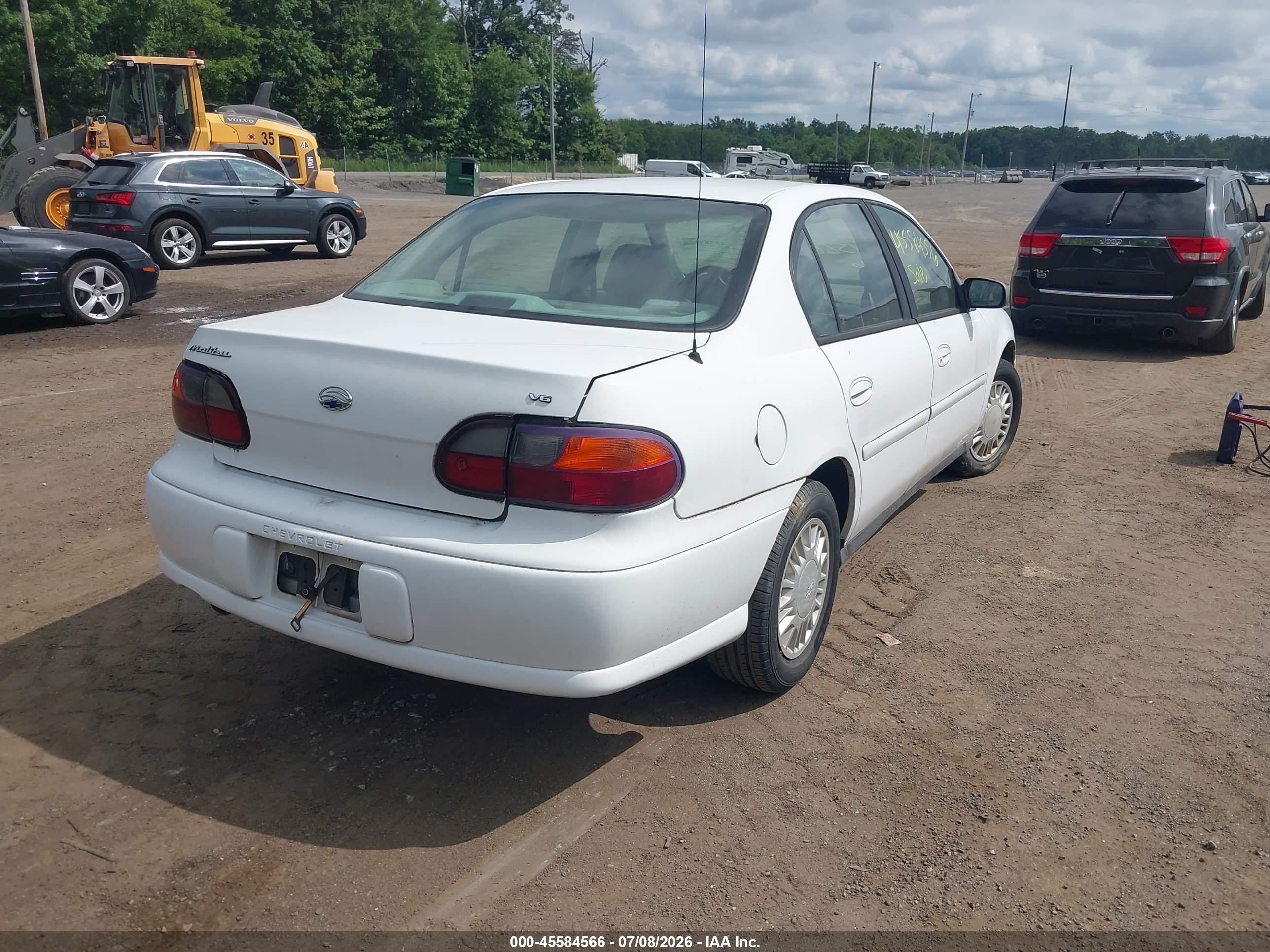 2001 Chevrolet Malibu   White vin: 1G1ND52J316223556