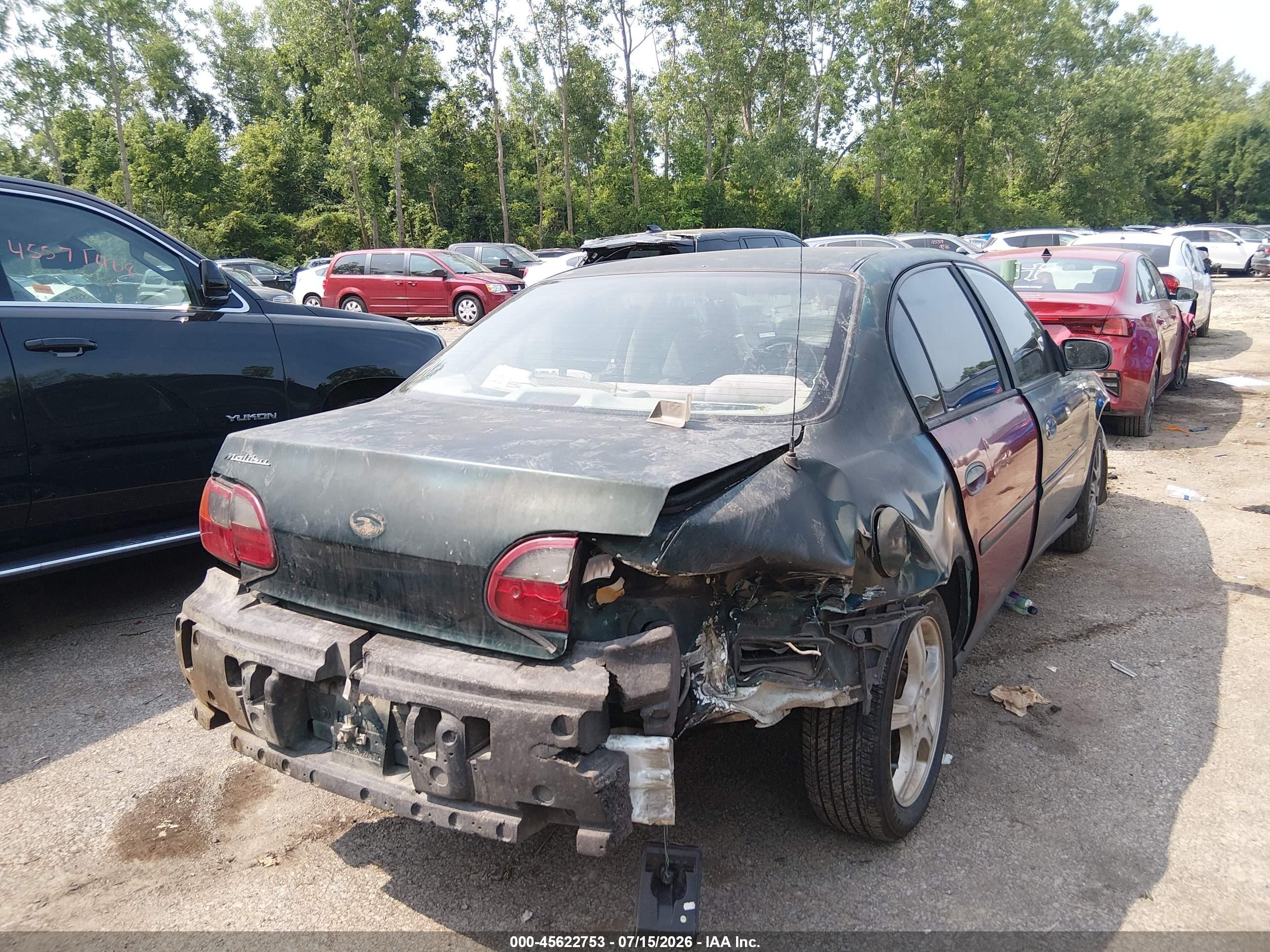 2003 Chevrolet Malibu   Green vin: 1G1ND52J33M720766