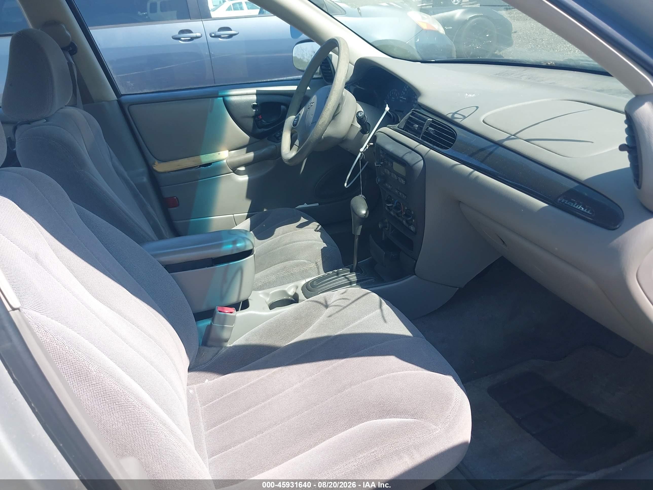 2003 Chevrolet Malibu   Silver vin: 1G1ND52J43M526845