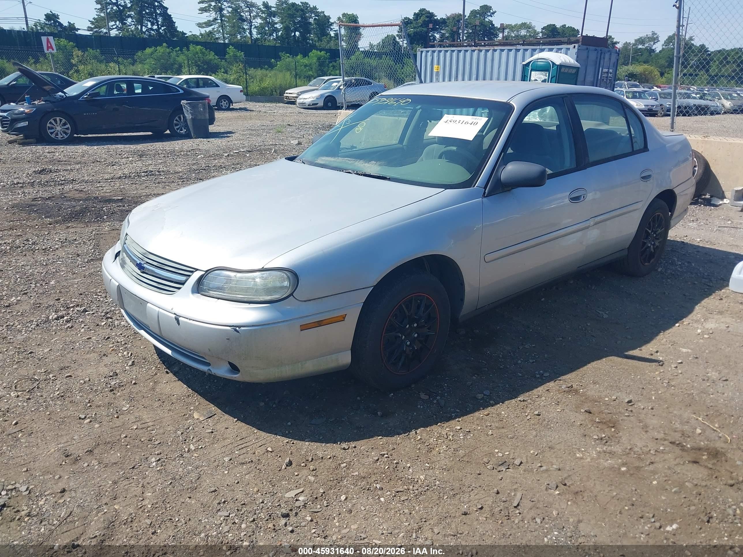 2003 Chevrolet Malibu   Silver vin: 1G1ND52J43M526845