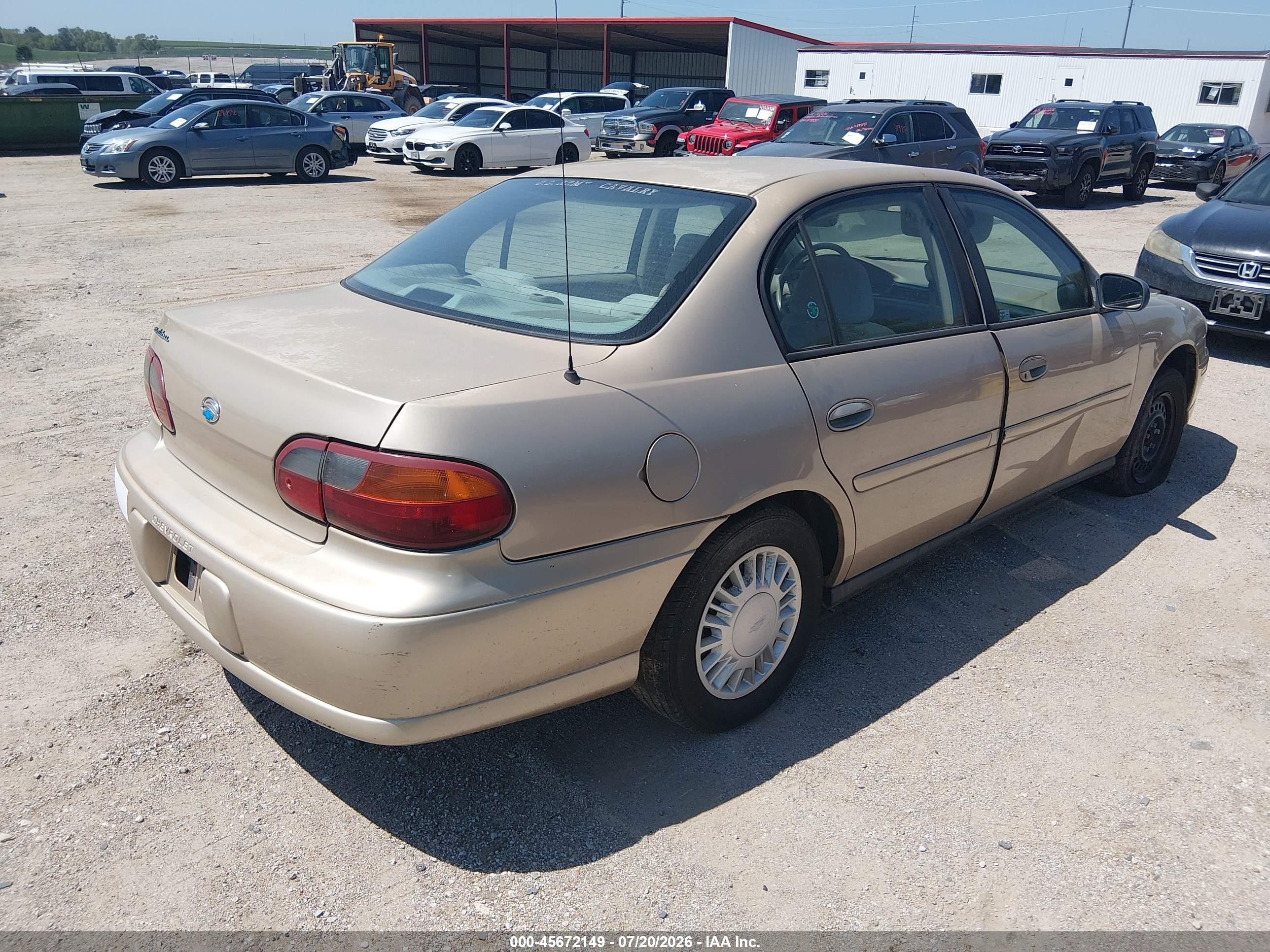 2003 Chevrolet Malibu   Бежевый vin: 1G1ND52J43M535433