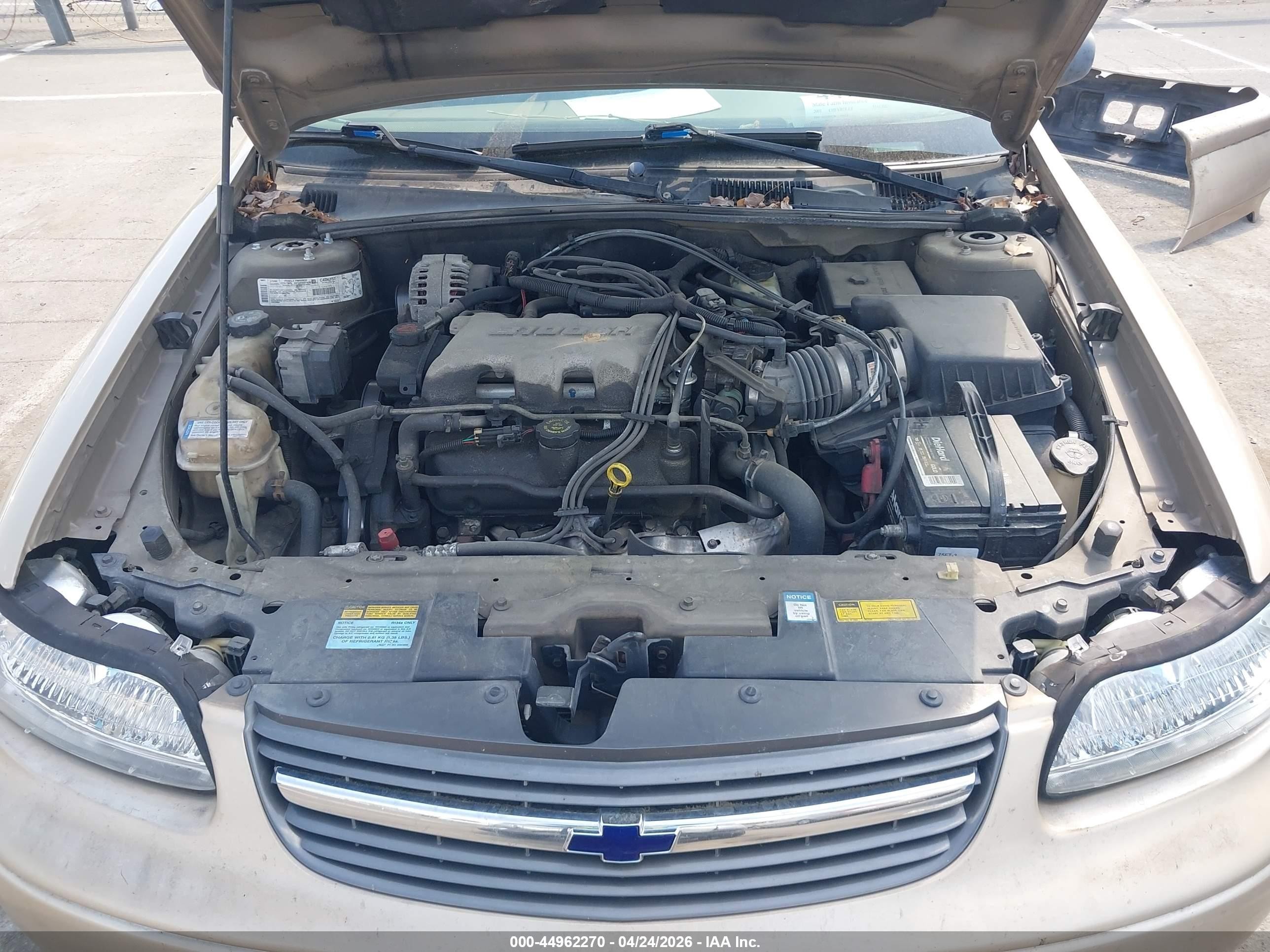 2001 Chevrolet Malibu   Gold vin: 1G1ND52J616206010