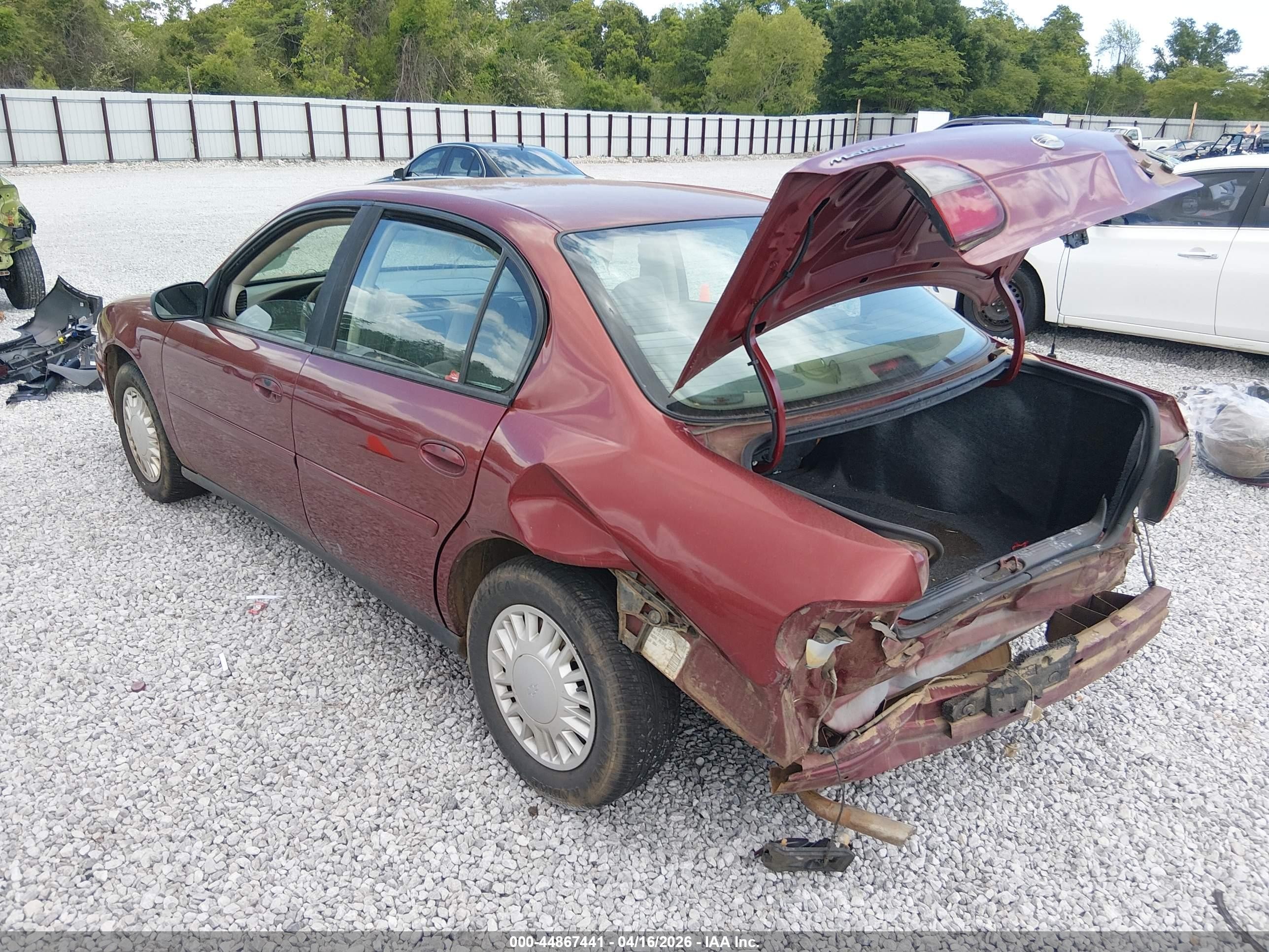 2003 Chevrolet Malibu   Maroon vin: 1G1ND52J63M708689