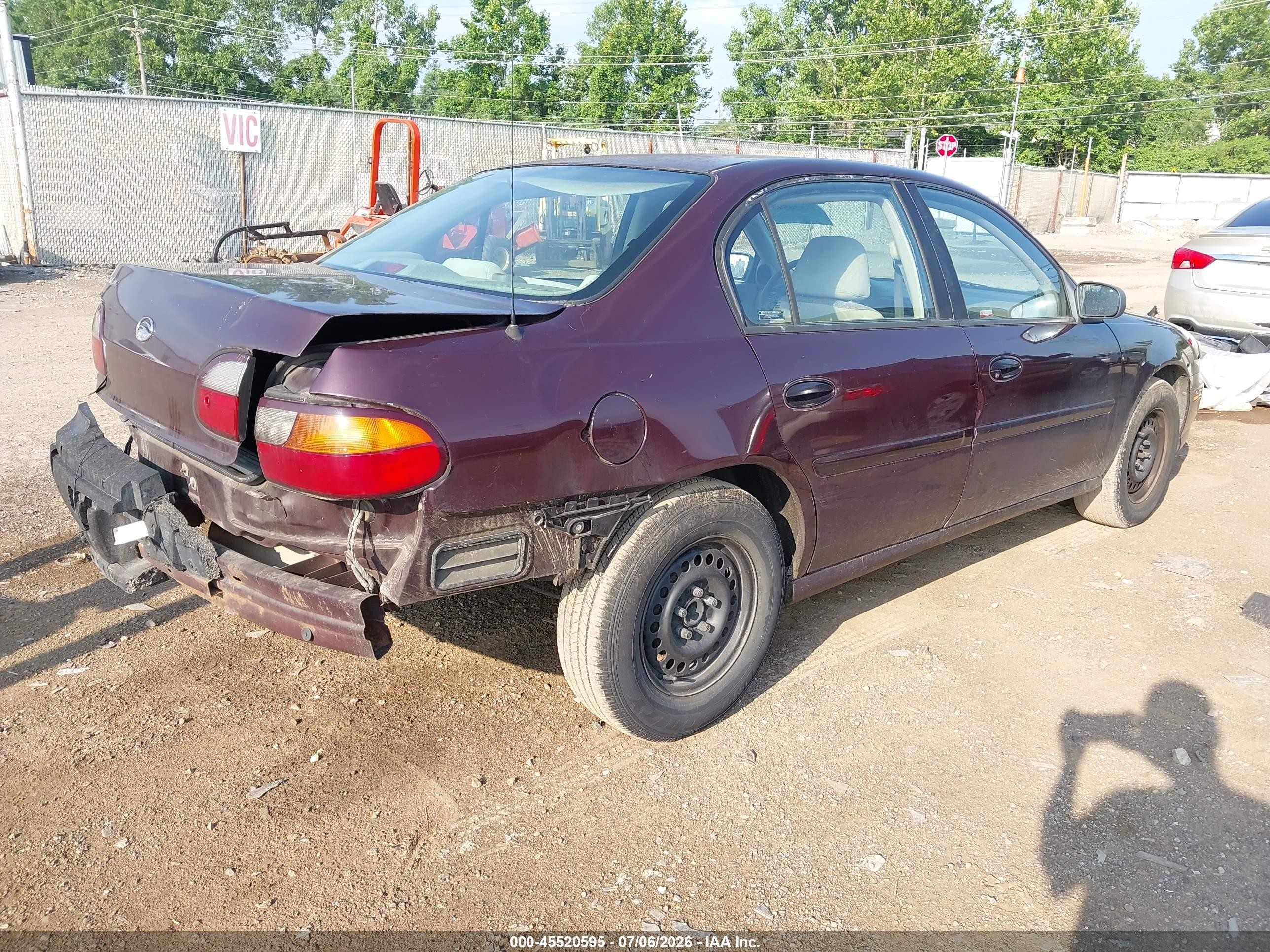 2000 Chevrolet Malibu   Темно-бордовый vin: 1G1ND52J6Y6282658