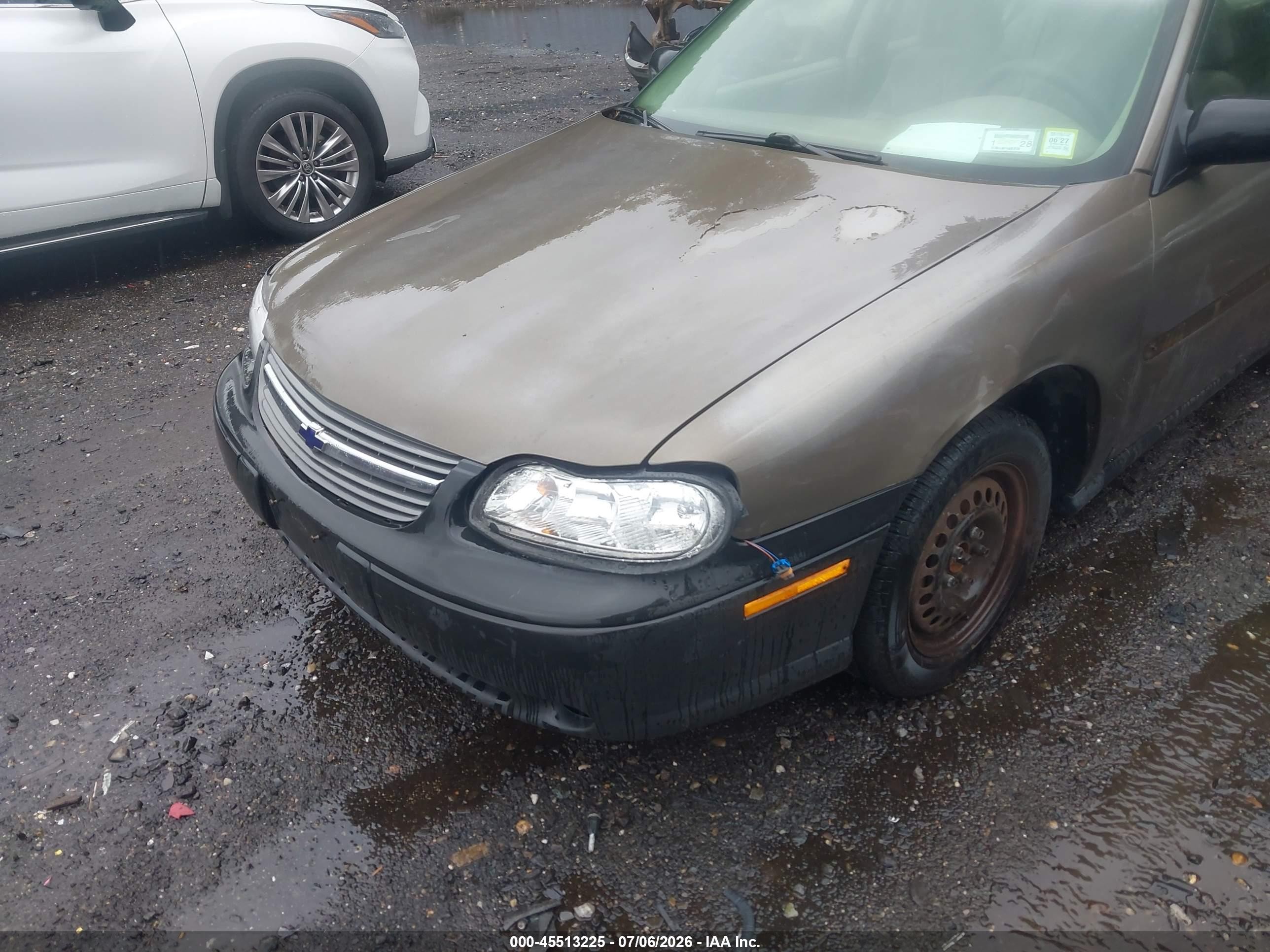 2002 Chevrolet Malibu   Brown vin: 1G1ND52J72M681825