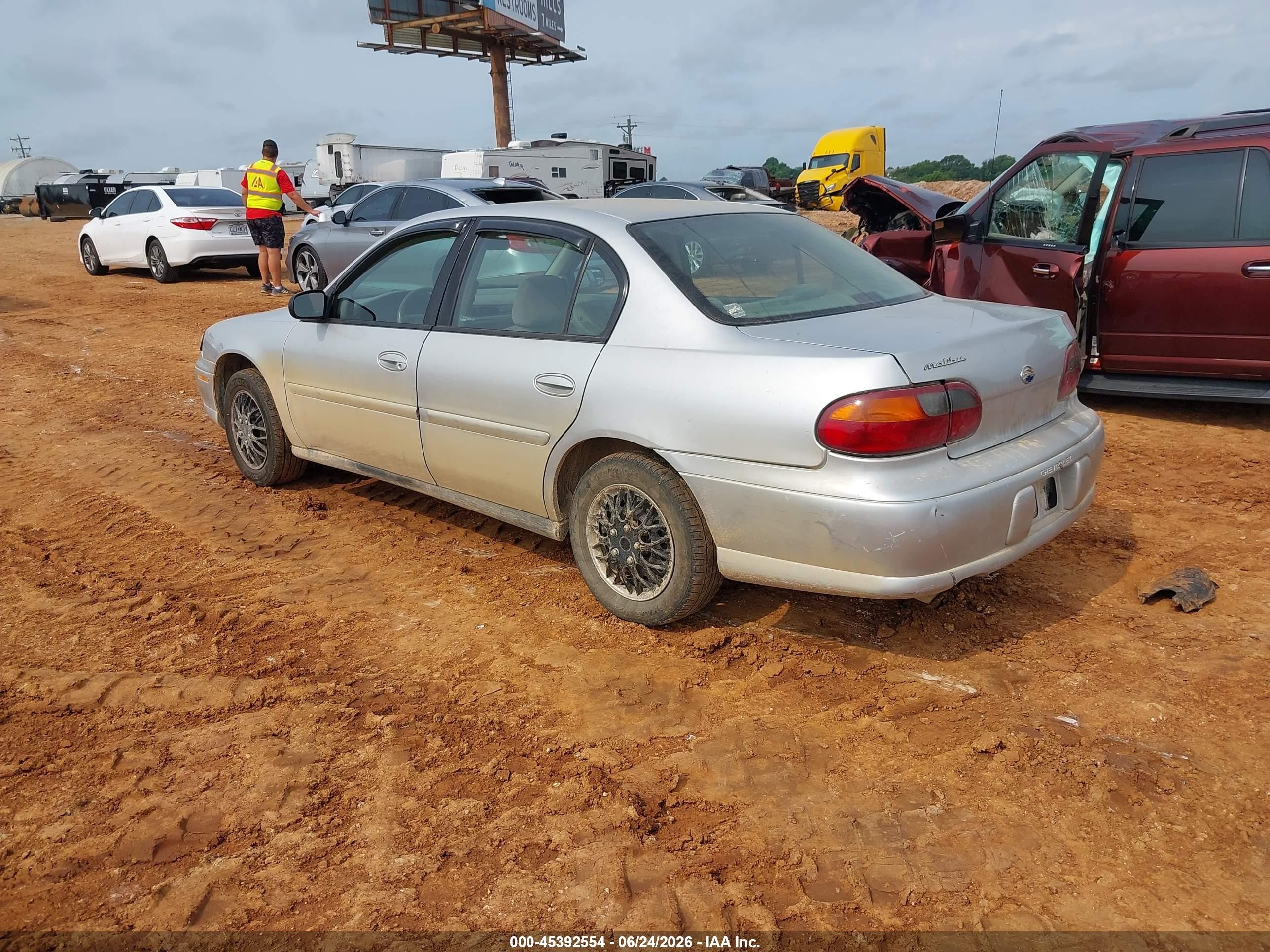 2003 Chevrolet Malibu   Silver vin: 1G1ND52J93M528431