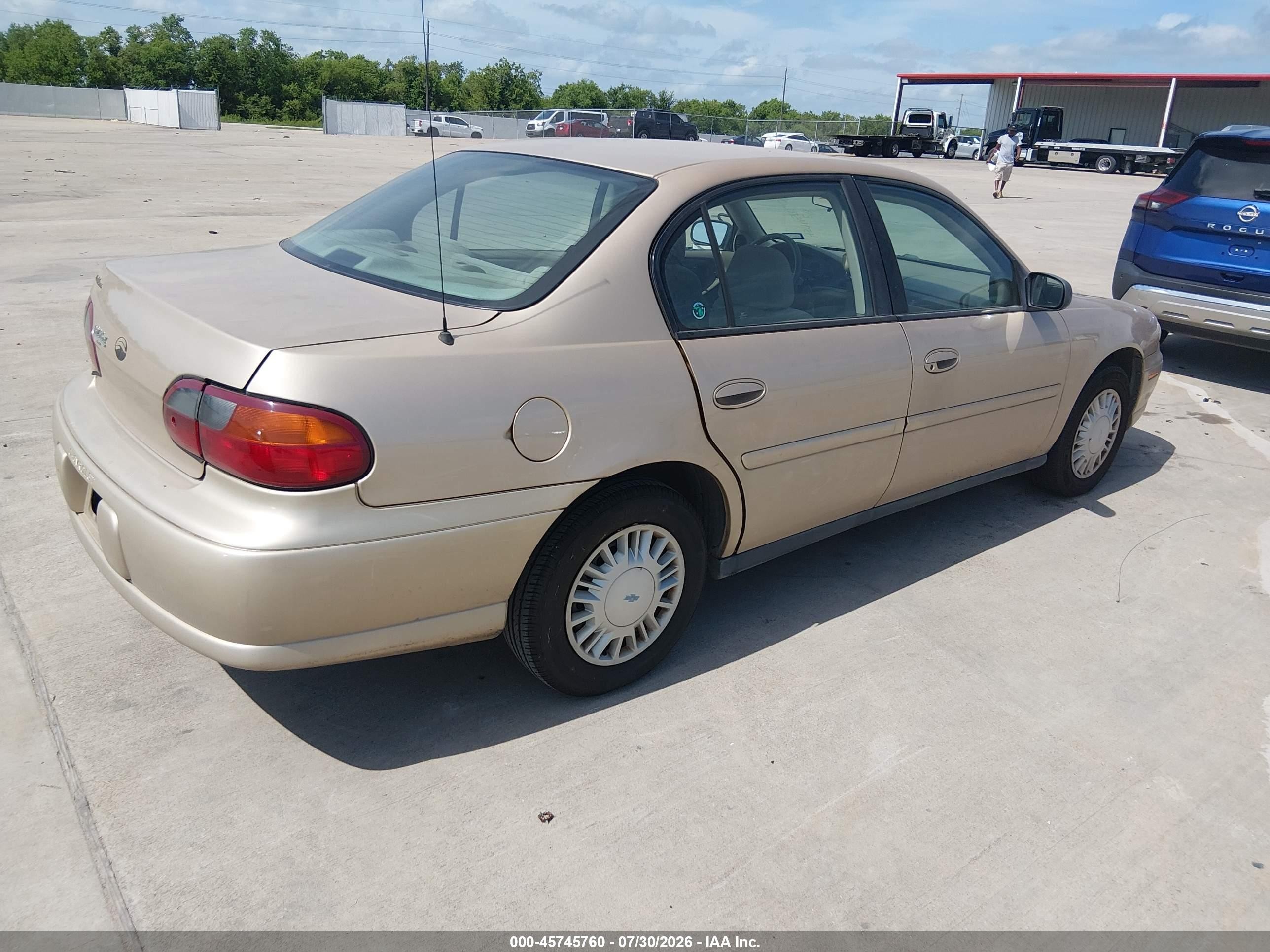 2003 Chevrolet Malibu   Gold vin: 1G1ND52J93M601183