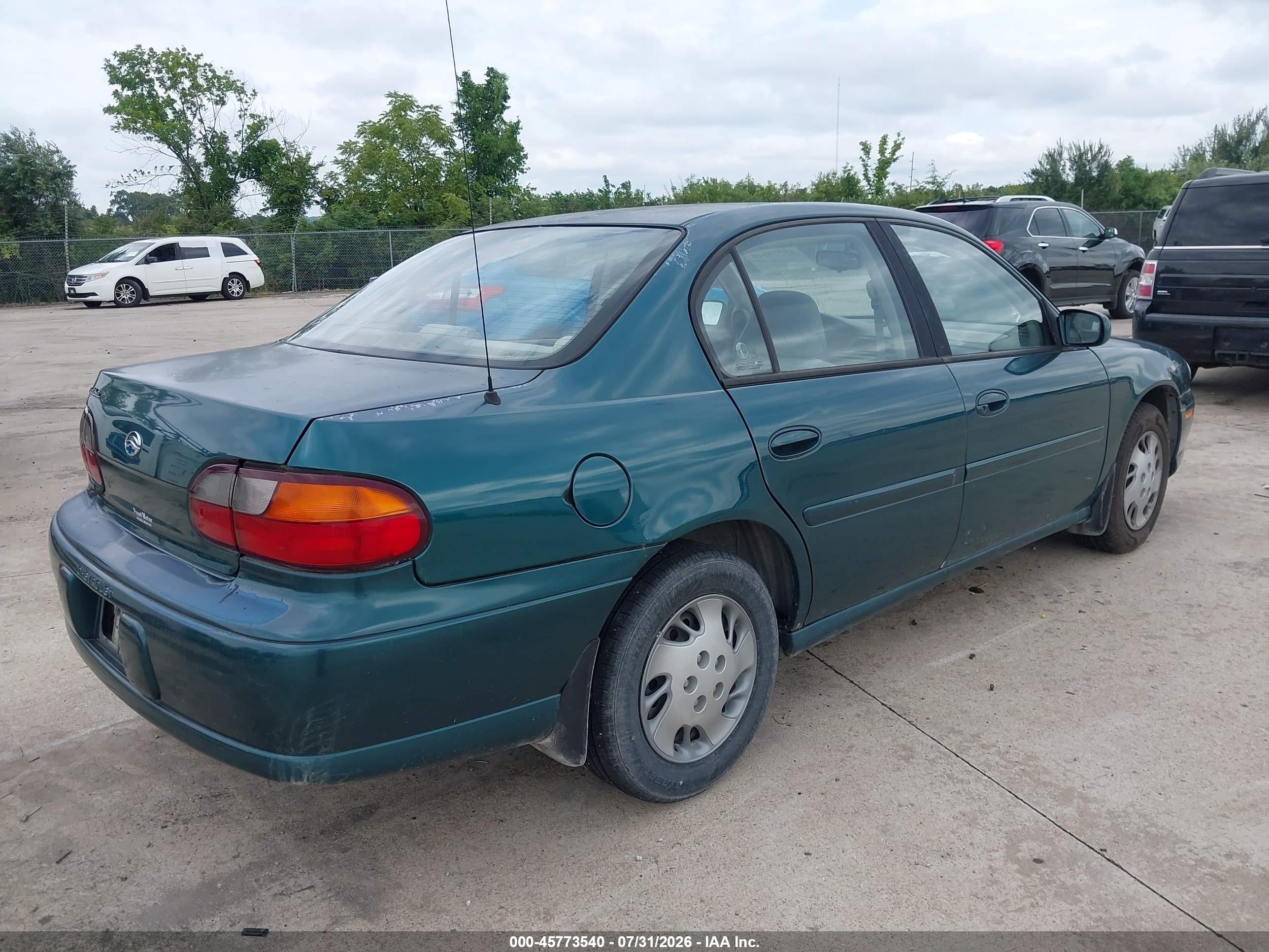 1999 Chevrolet Malibu   Зеленый vin: 1G1ND52T2XY113192