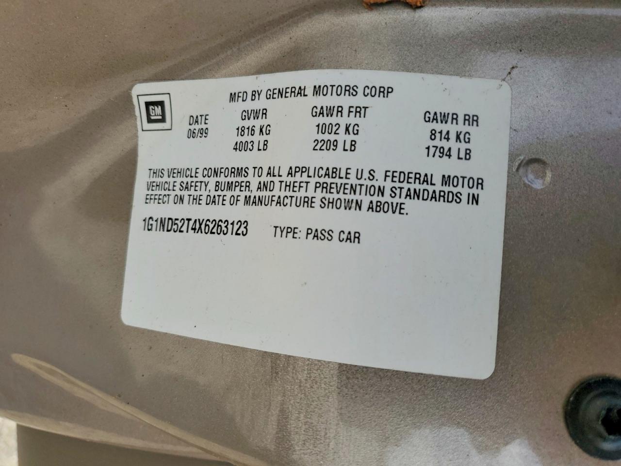 1999 Chevrolet Malibu Silver vin: 1G1ND52T4X6263123