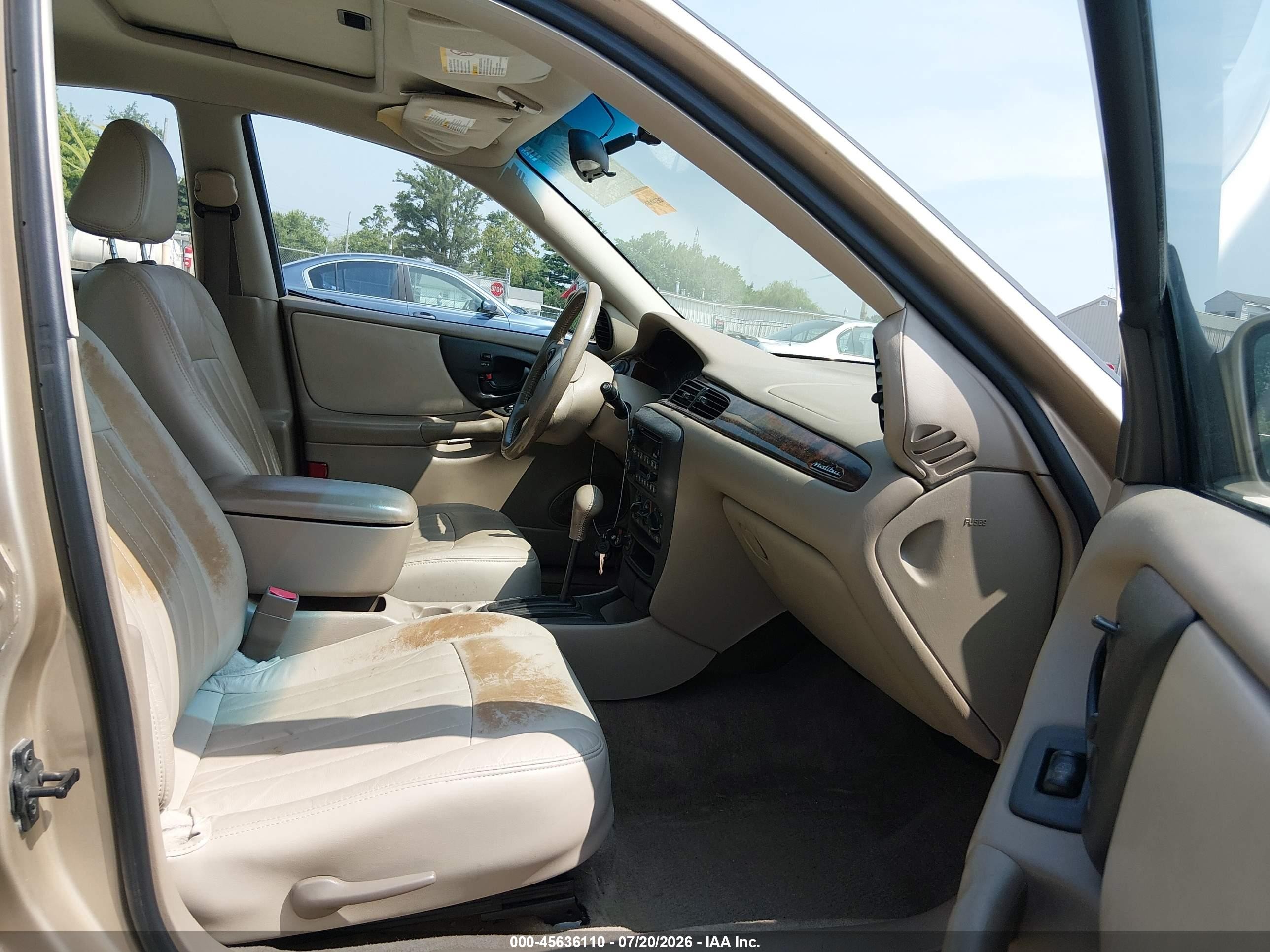 2003 Chevrolet Malibu Ls Gold vin: 1G1NE52J03M614983