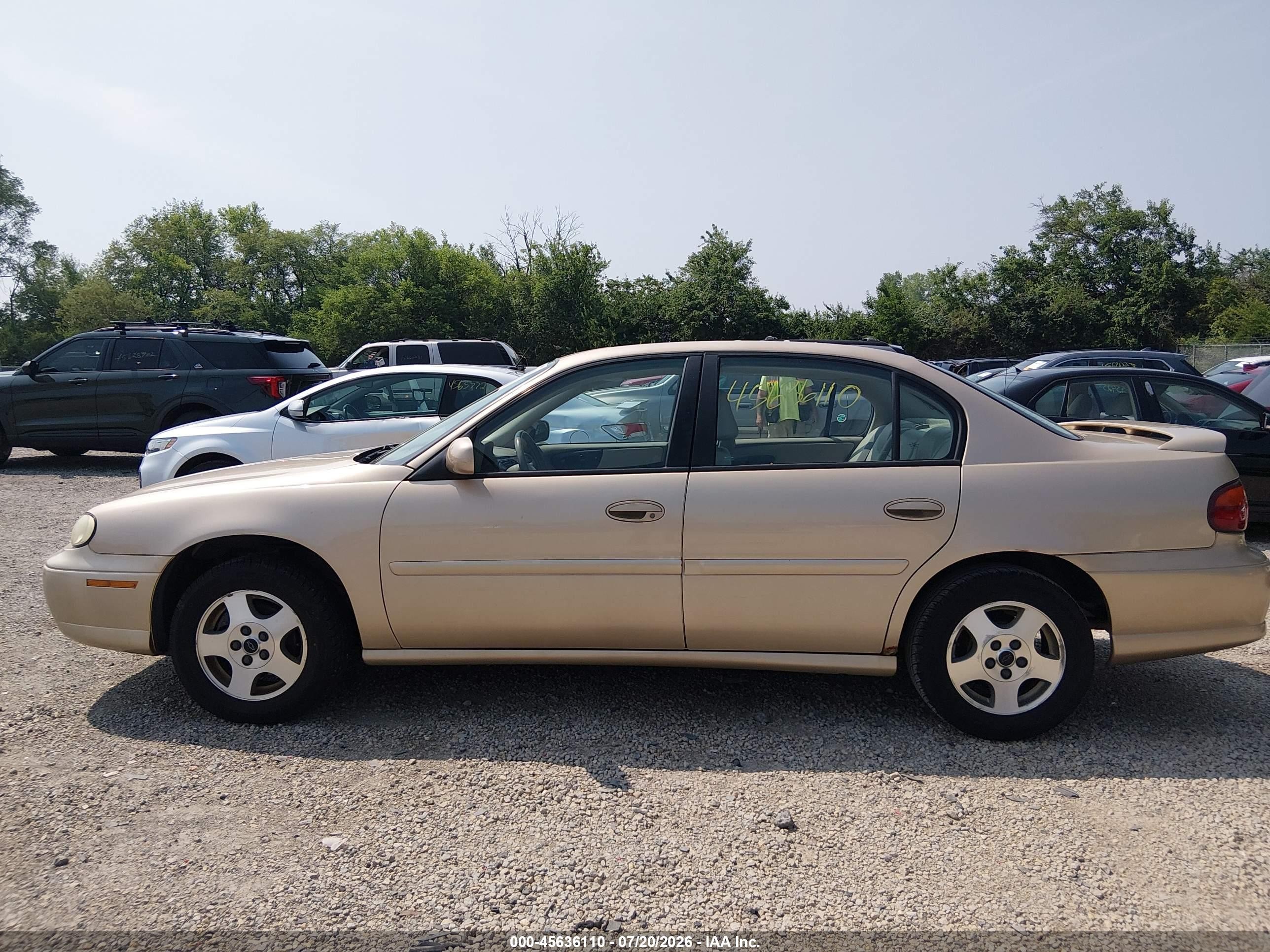 2003 Chevrolet Malibu Ls Gold vin: 1G1NE52J03M614983