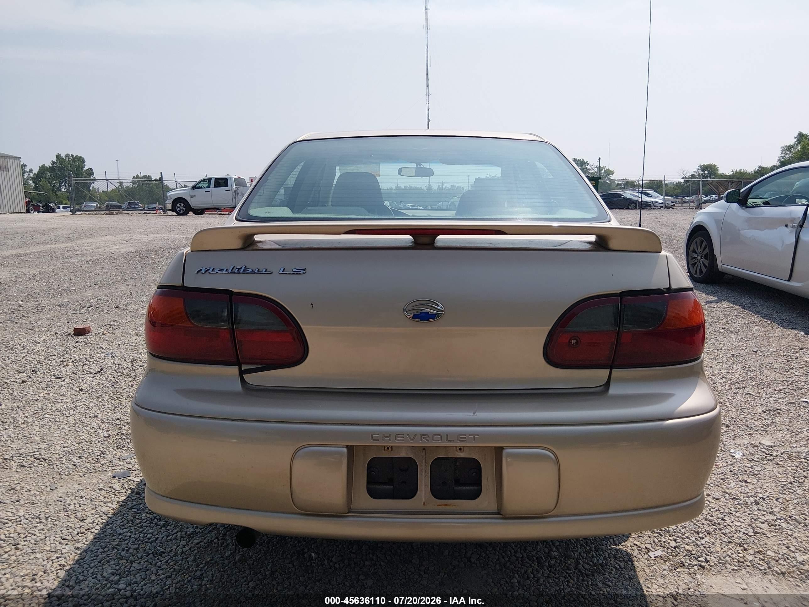 2003 Chevrolet Malibu Ls Gold vin: 1G1NE52J03M614983