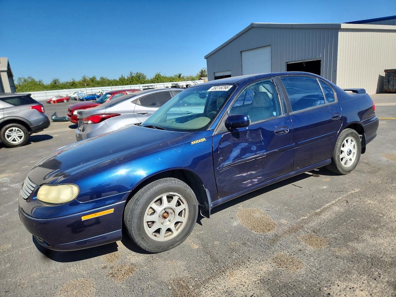 1999 Chevrolet Malibu Ls Blue vin: 1G1NE52J0X6251062