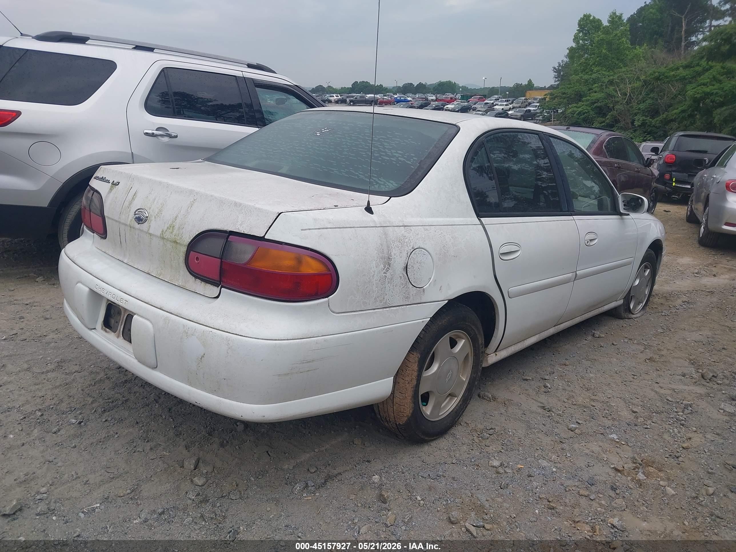2000 Chevrolet Malibu Ls White vin: 1G1NE52J0Y6166109
