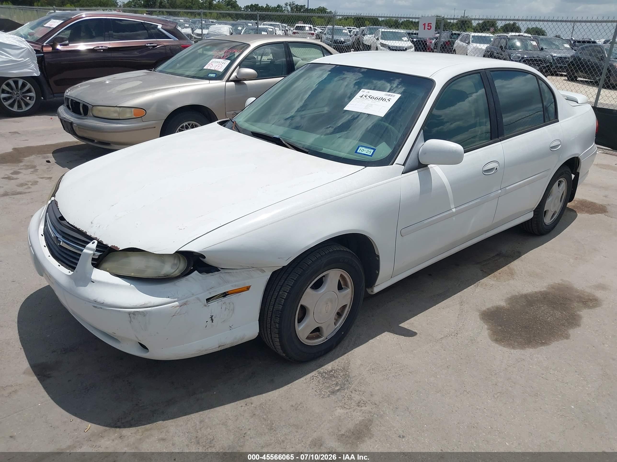 2000 Chevrolet Malibu Ls White vin: 1G1NE52J0Y6187073