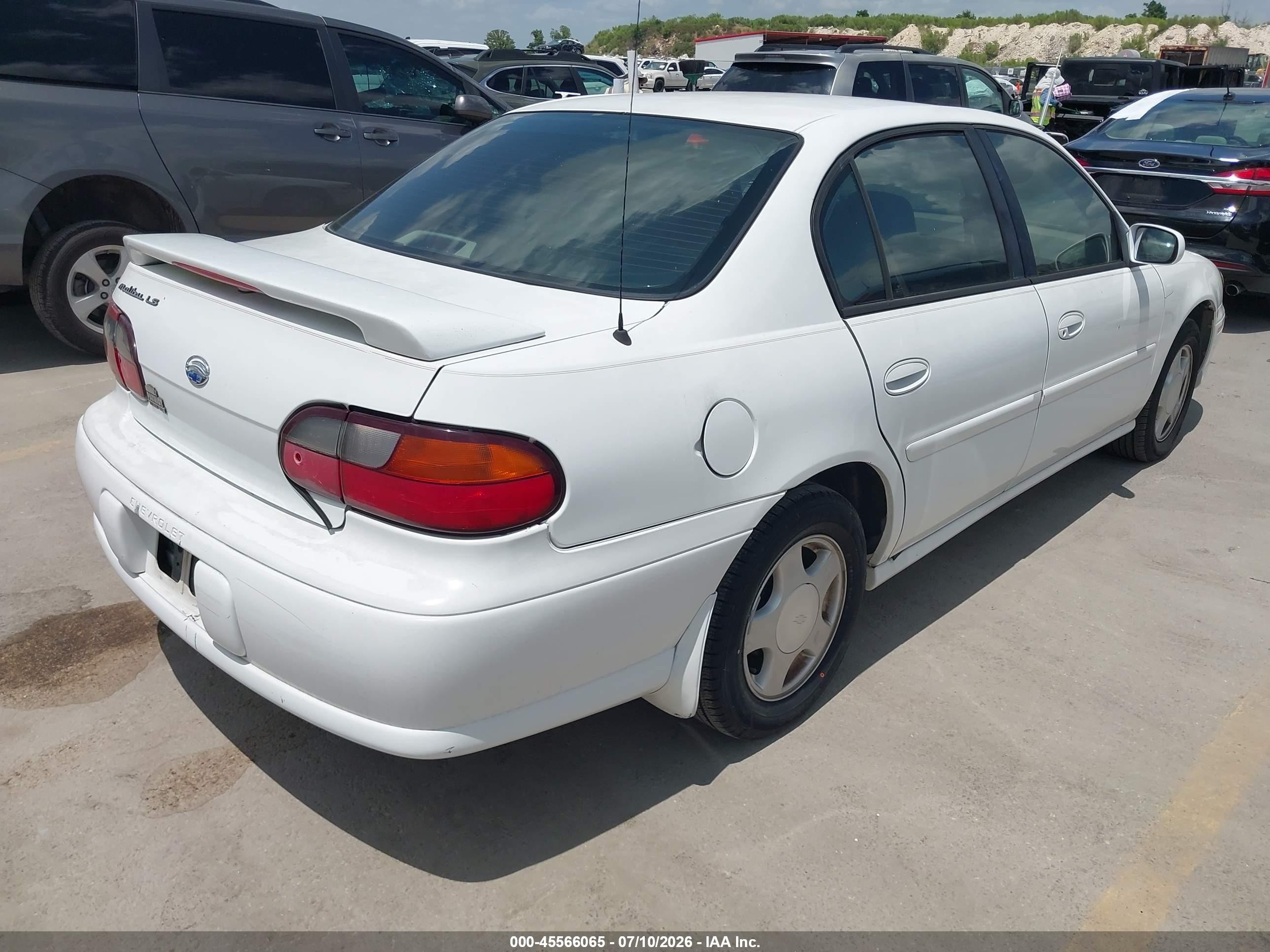 2000 Chevrolet Malibu Ls White vin: 1G1NE52J0Y6187073