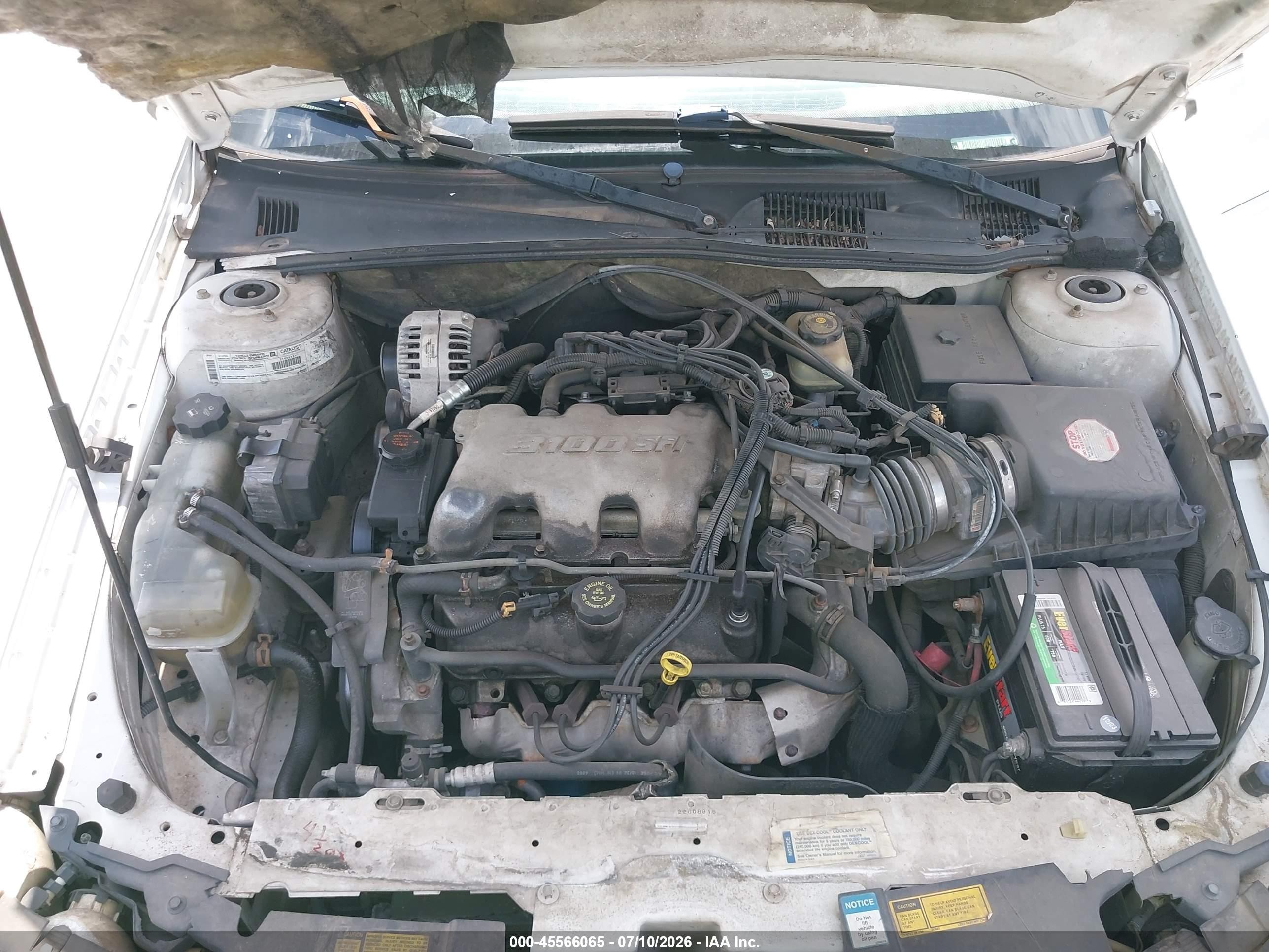 2000 Chevrolet Malibu Ls White vin: 1G1NE52J0Y6187073