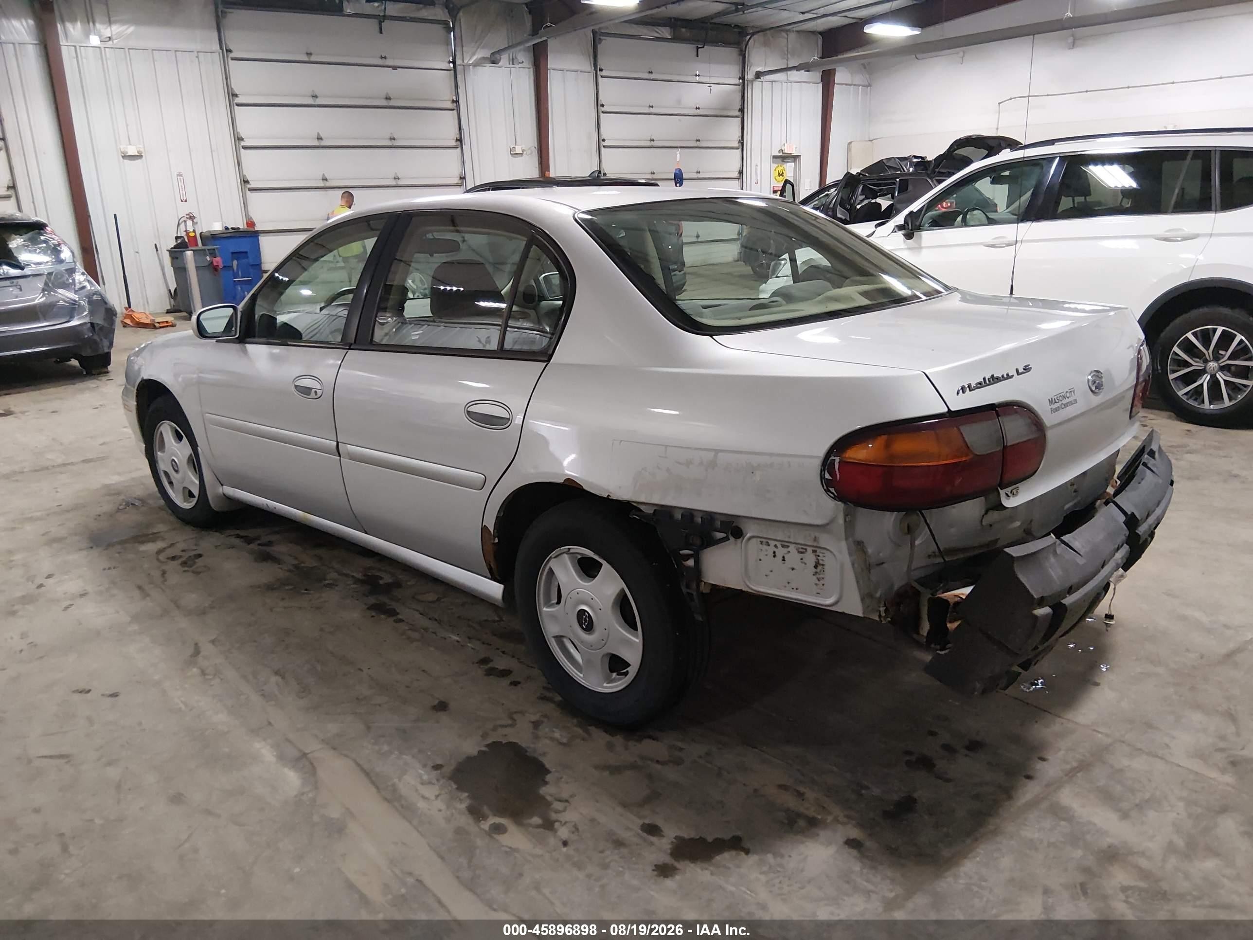 2001 Chevrolet Malibu Ls Silver vin: 1G1NE52J116238084