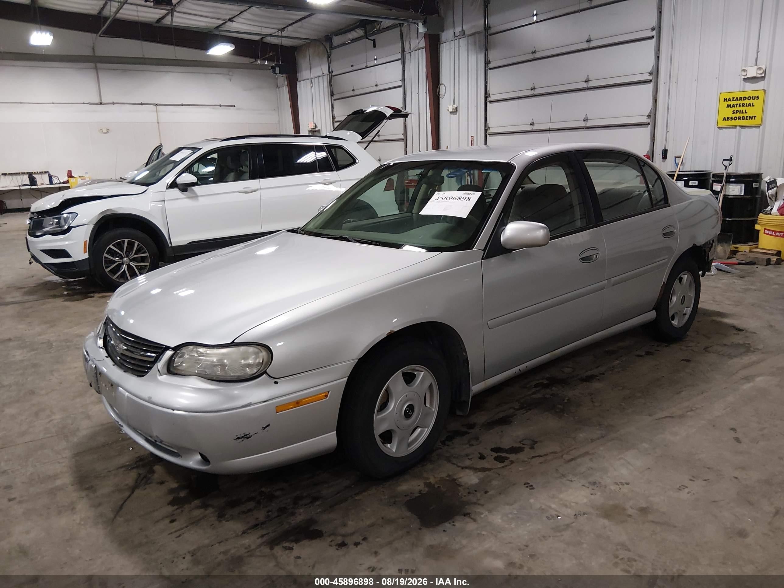2001 Chevrolet Malibu Ls Silver vin: 1G1NE52J116238084