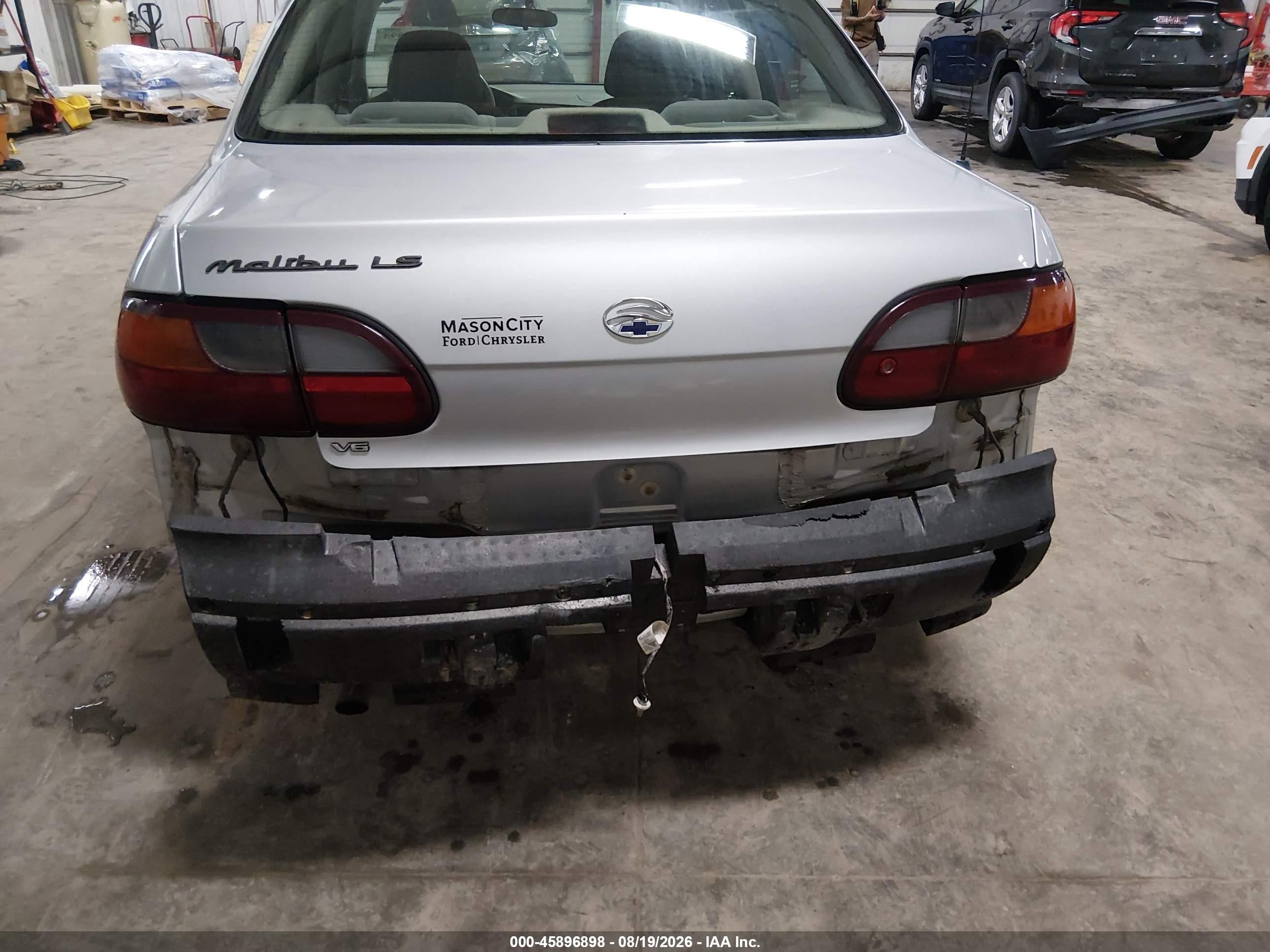 2001 Chevrolet Malibu Ls Silver vin: 1G1NE52J116238084