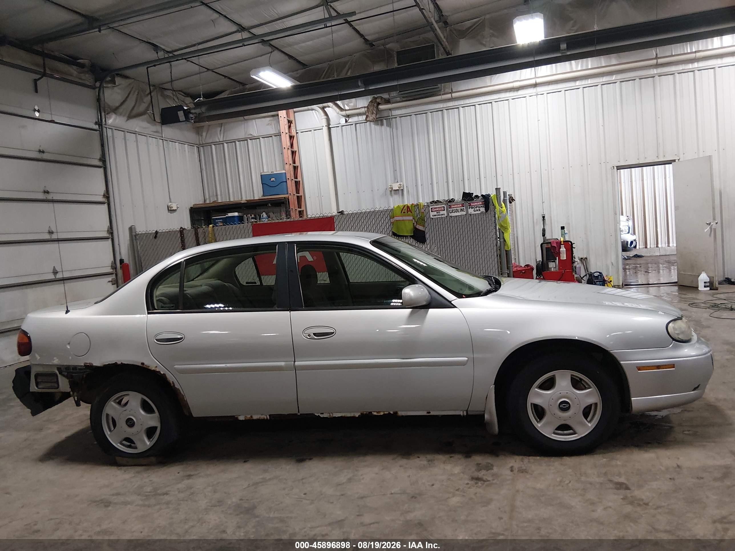 2001 Chevrolet Malibu Ls Silver vin: 1G1NE52J116238084