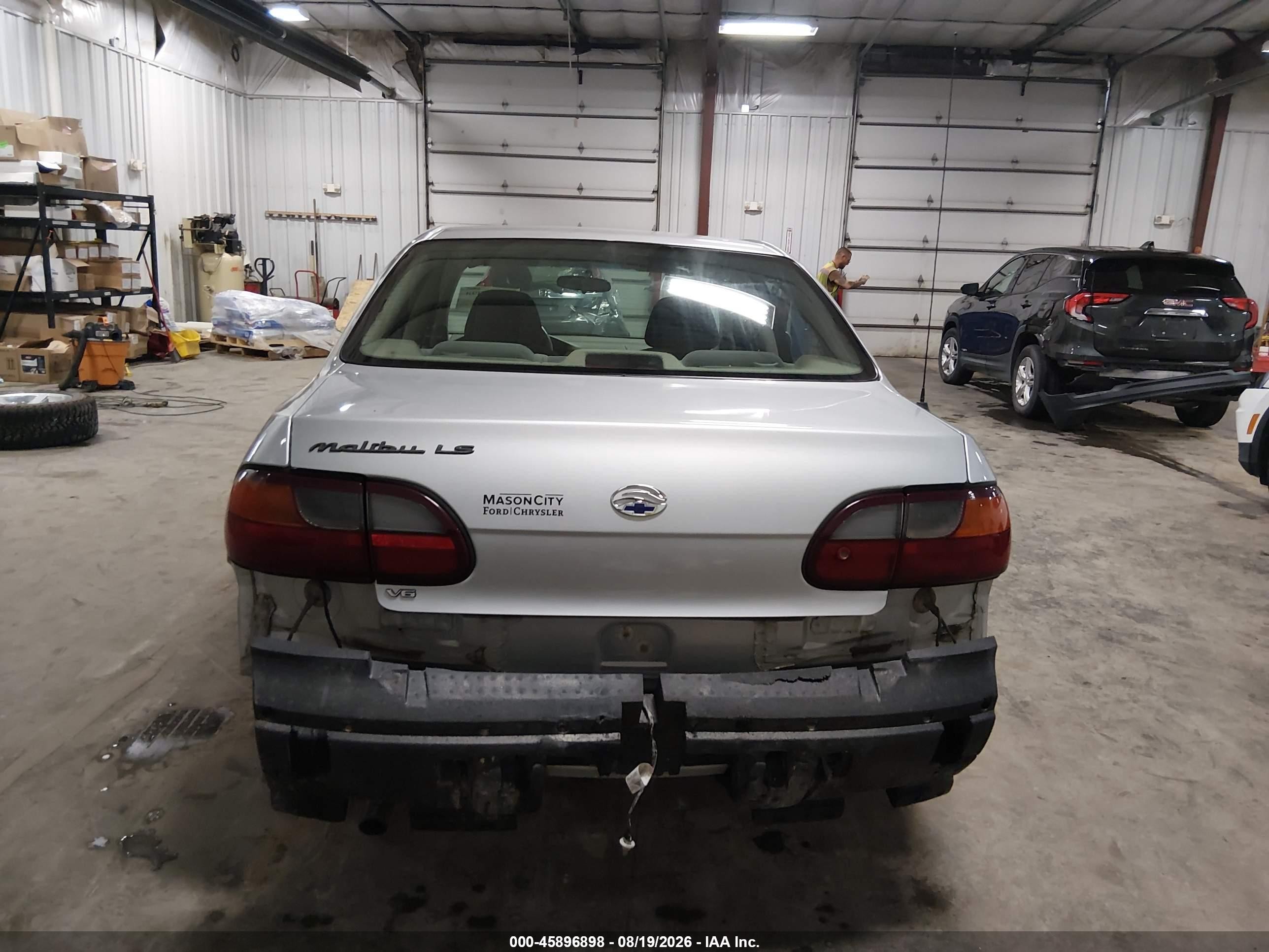 2001 Chevrolet Malibu Ls Silver vin: 1G1NE52J116238084