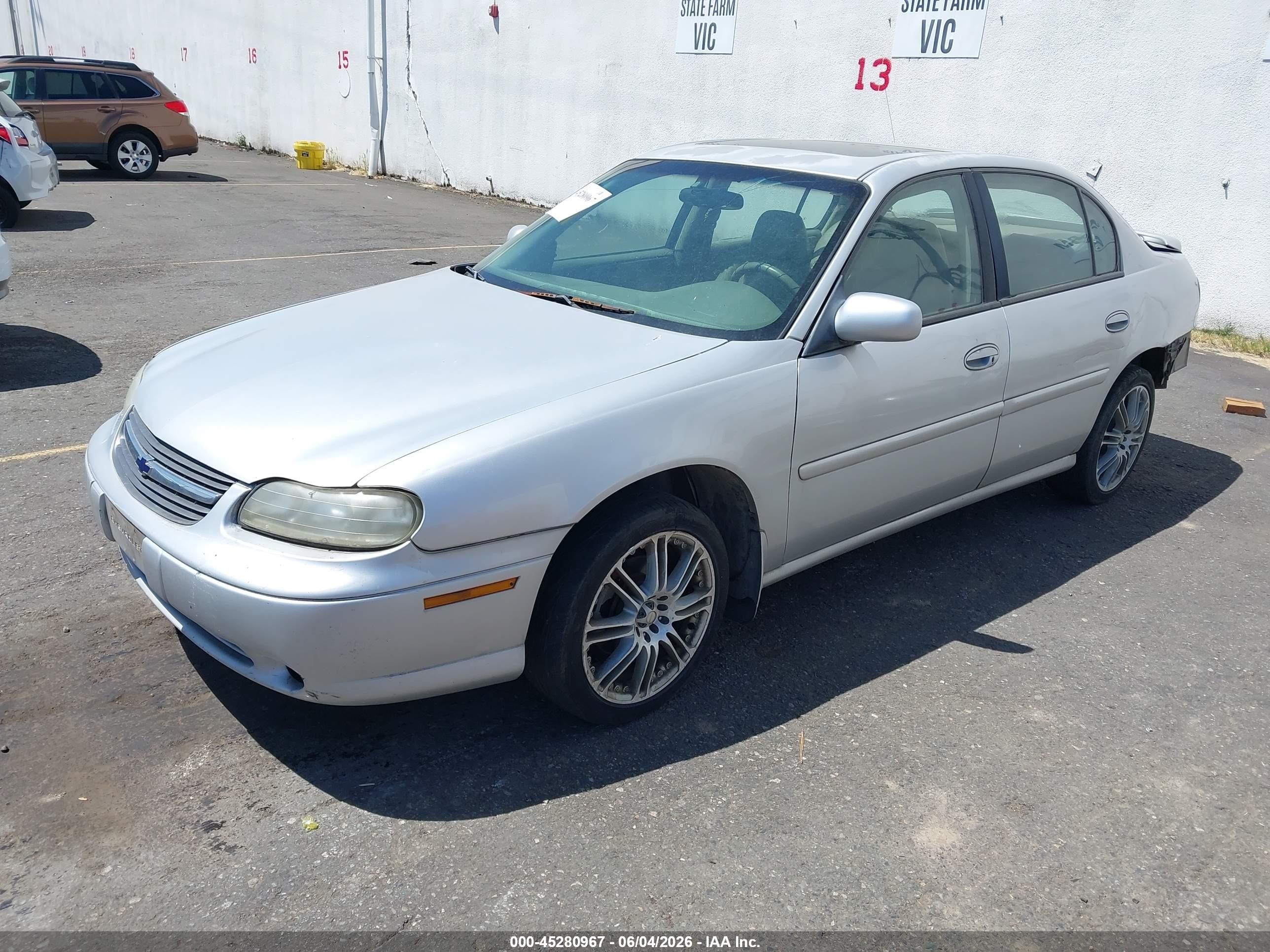 2002 Chevrolet Malibu Ls Silver vin: 1G1NE52J12M540990