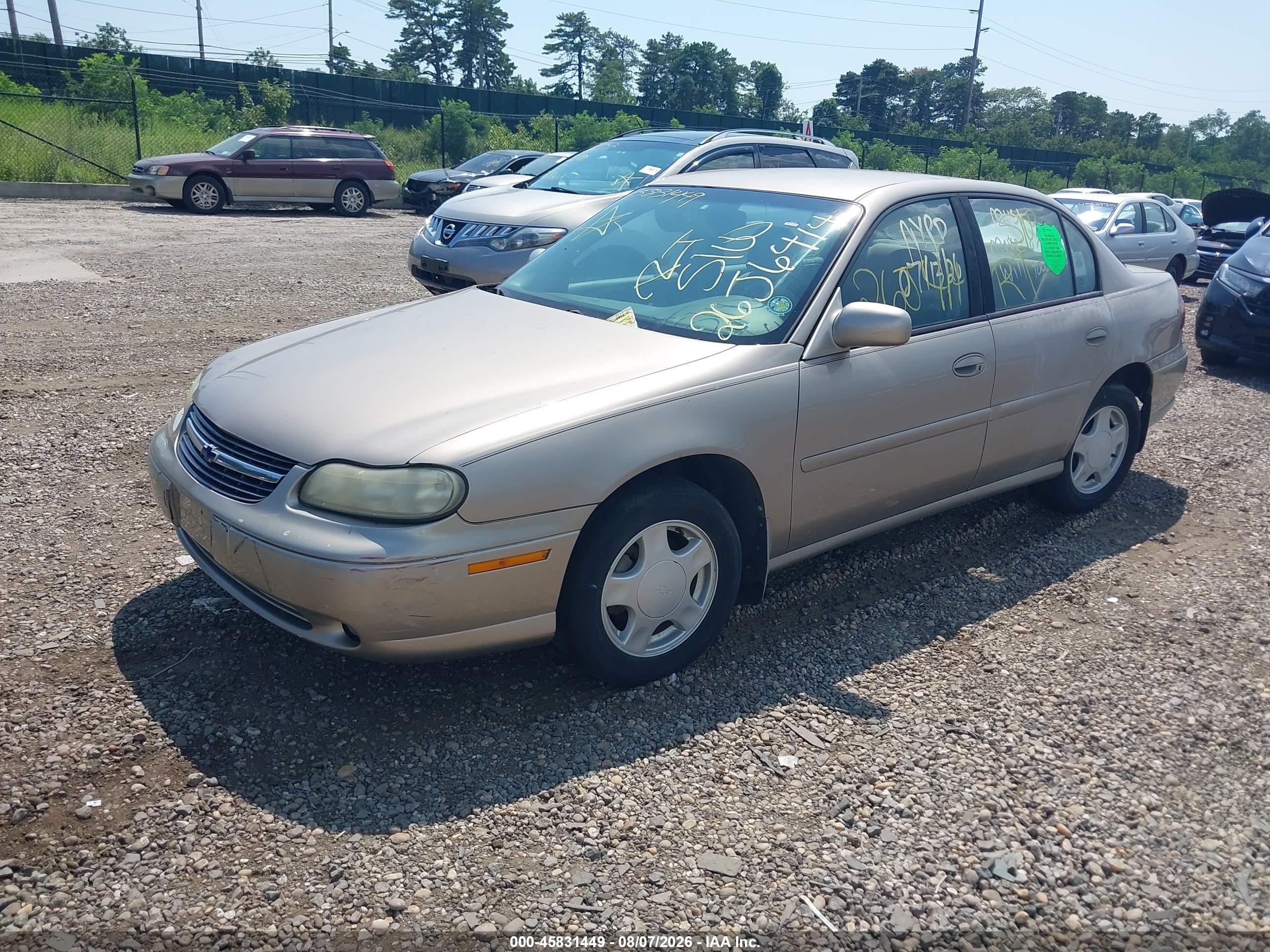 2000 Chevrolet Malibu Ls Gold vin: 1G1NE52J2Y6180500
