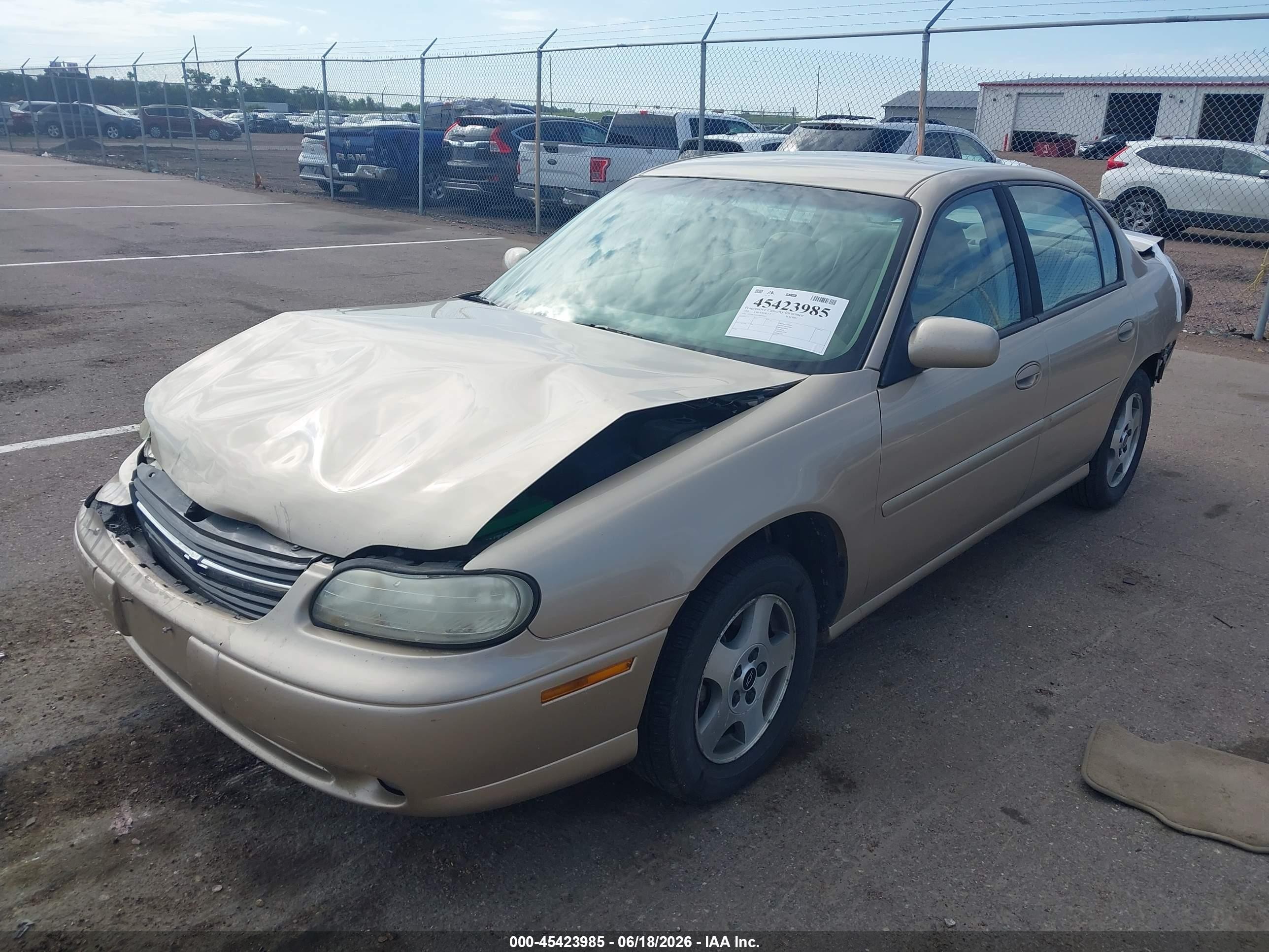2003 Chevrolet Malibu Ls Желто-коричневый vin: 1G1NE52J43M655407