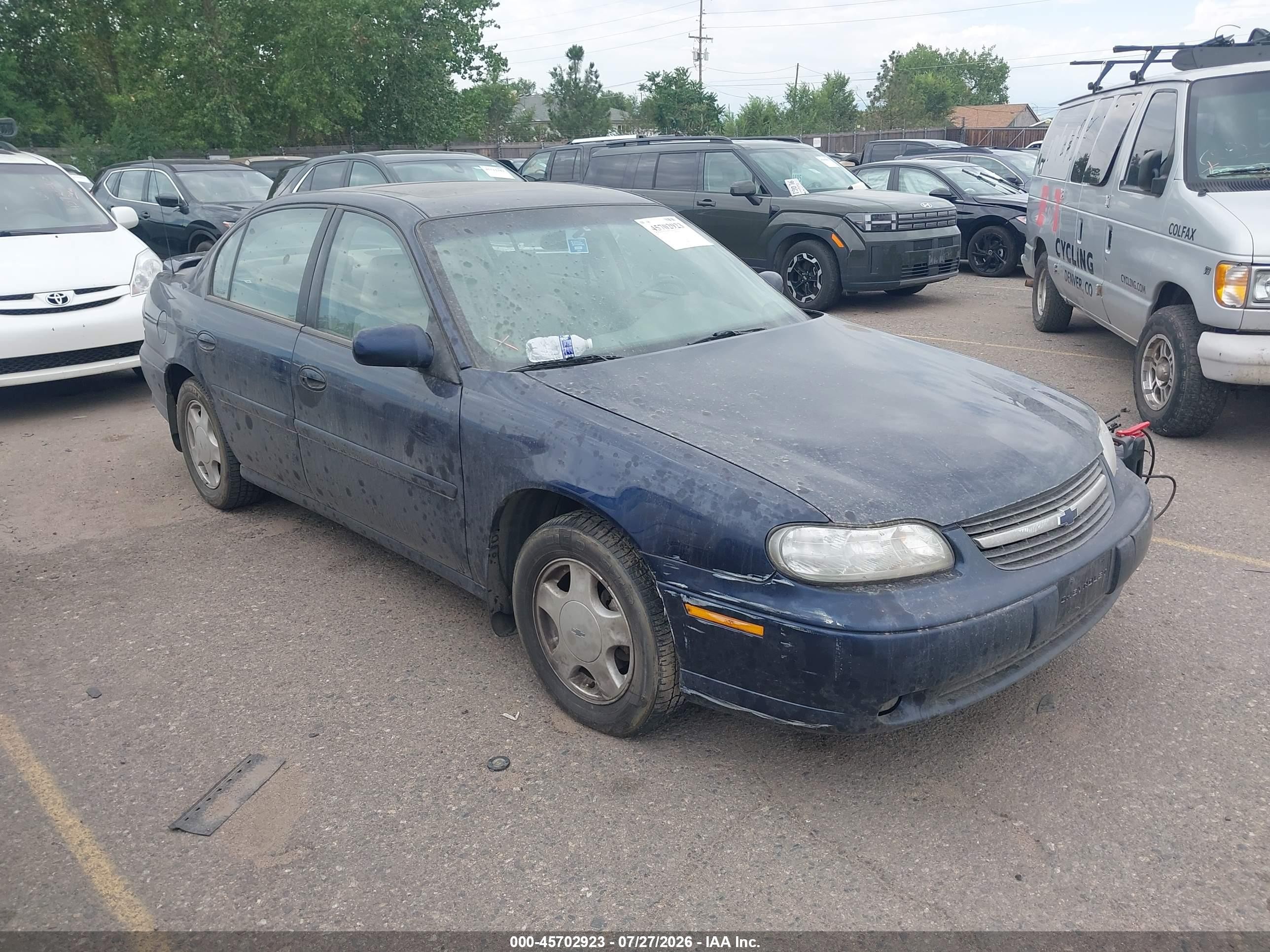 2000 Chevrolet Malibu Ls Blue vin: 1G1NE52J4Y6342482