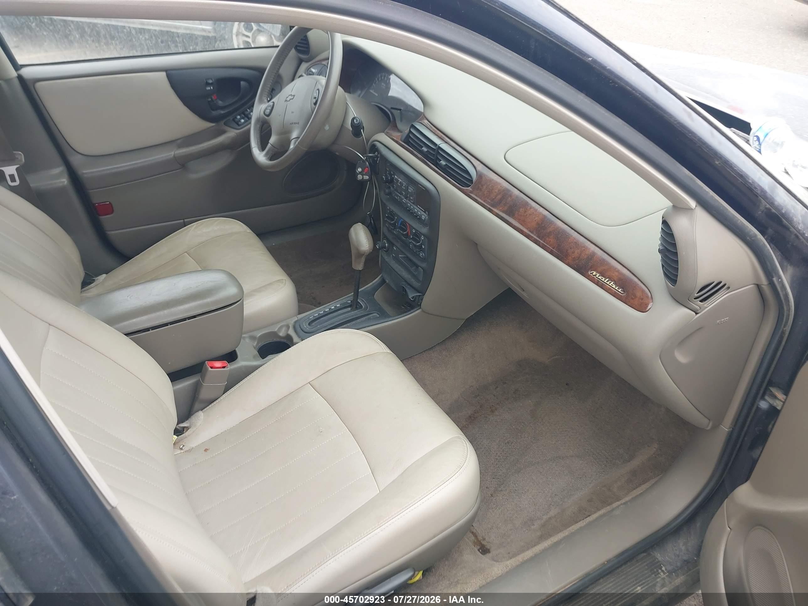 2000 Chevrolet Malibu Ls Blue vin: 1G1NE52J4Y6342482