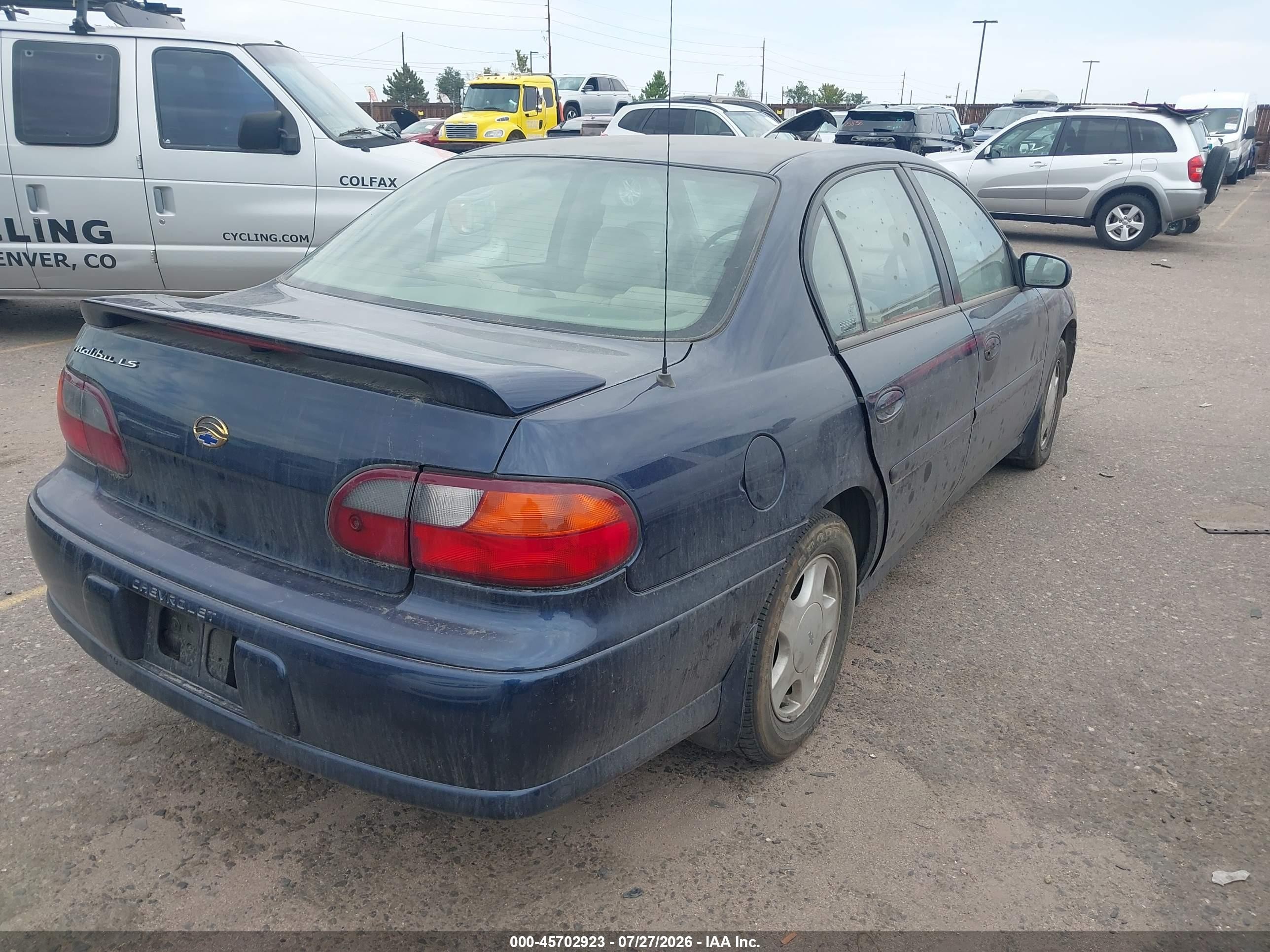 2000 Chevrolet Malibu Ls Blue vin: 1G1NE52J4Y6342482