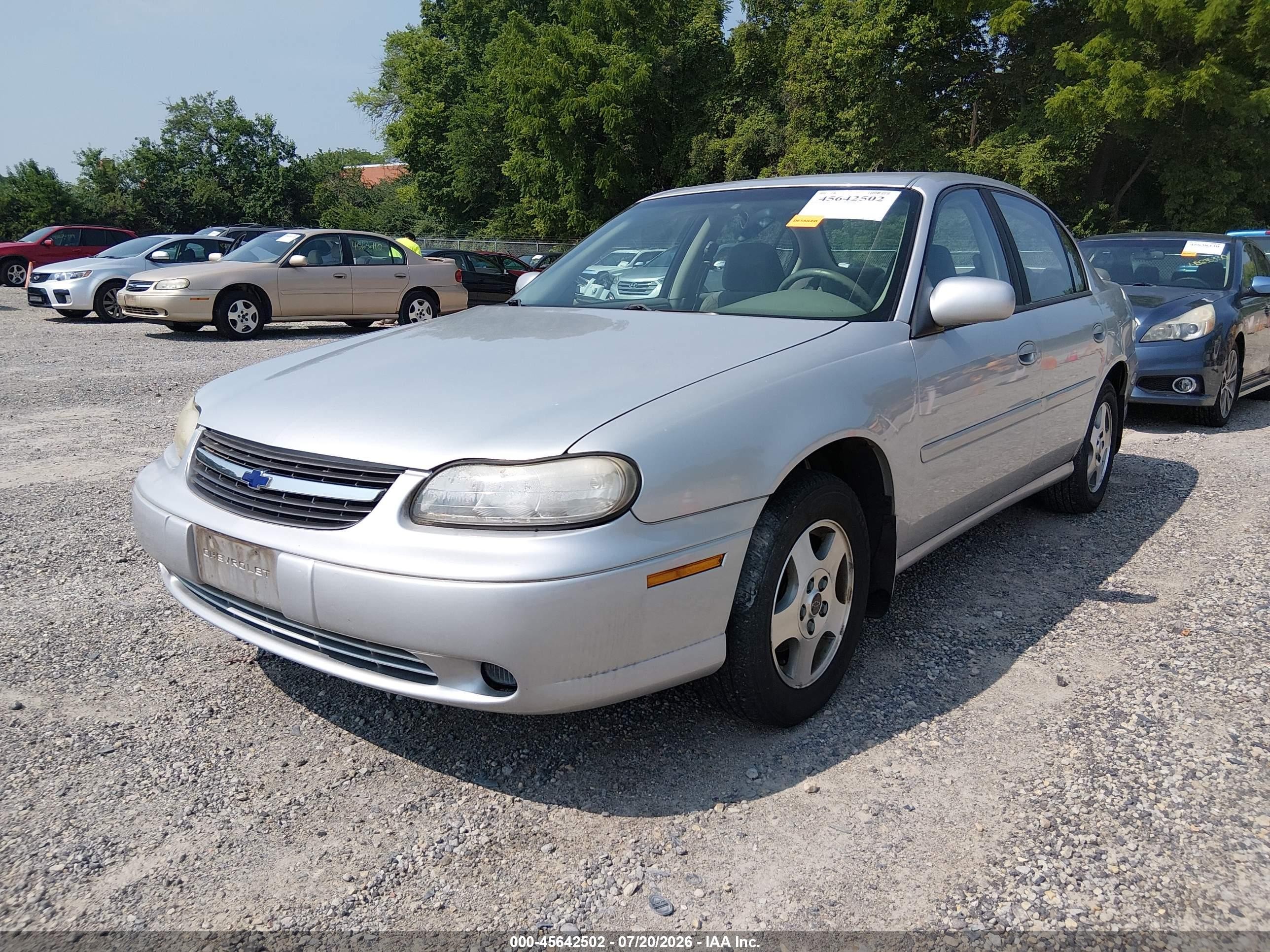 2002 Chevrolet Malibu Ls Silver vin: 1G1NE52J52M681173