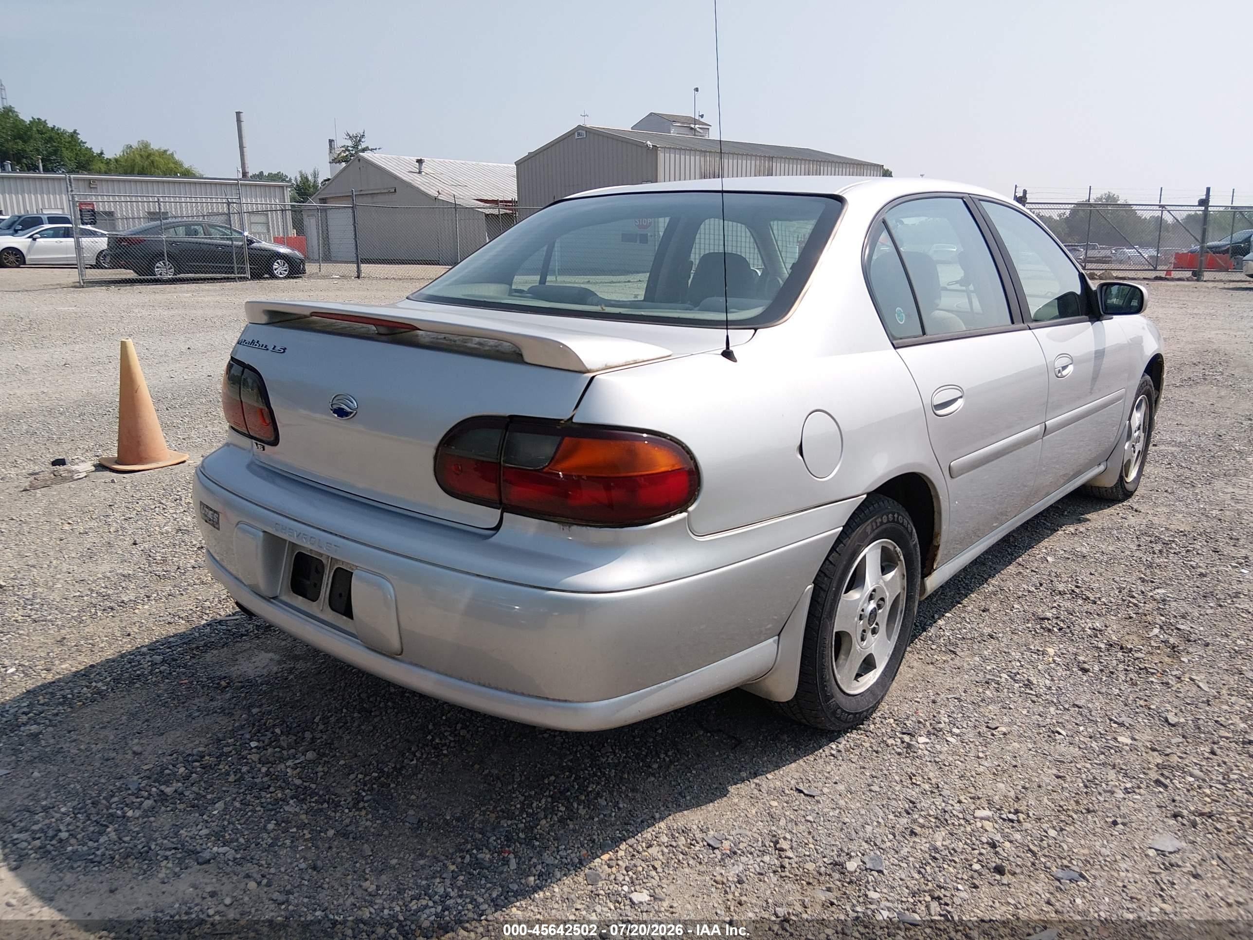 2002 Chevrolet Malibu Ls Silver vin: 1G1NE52J52M681173