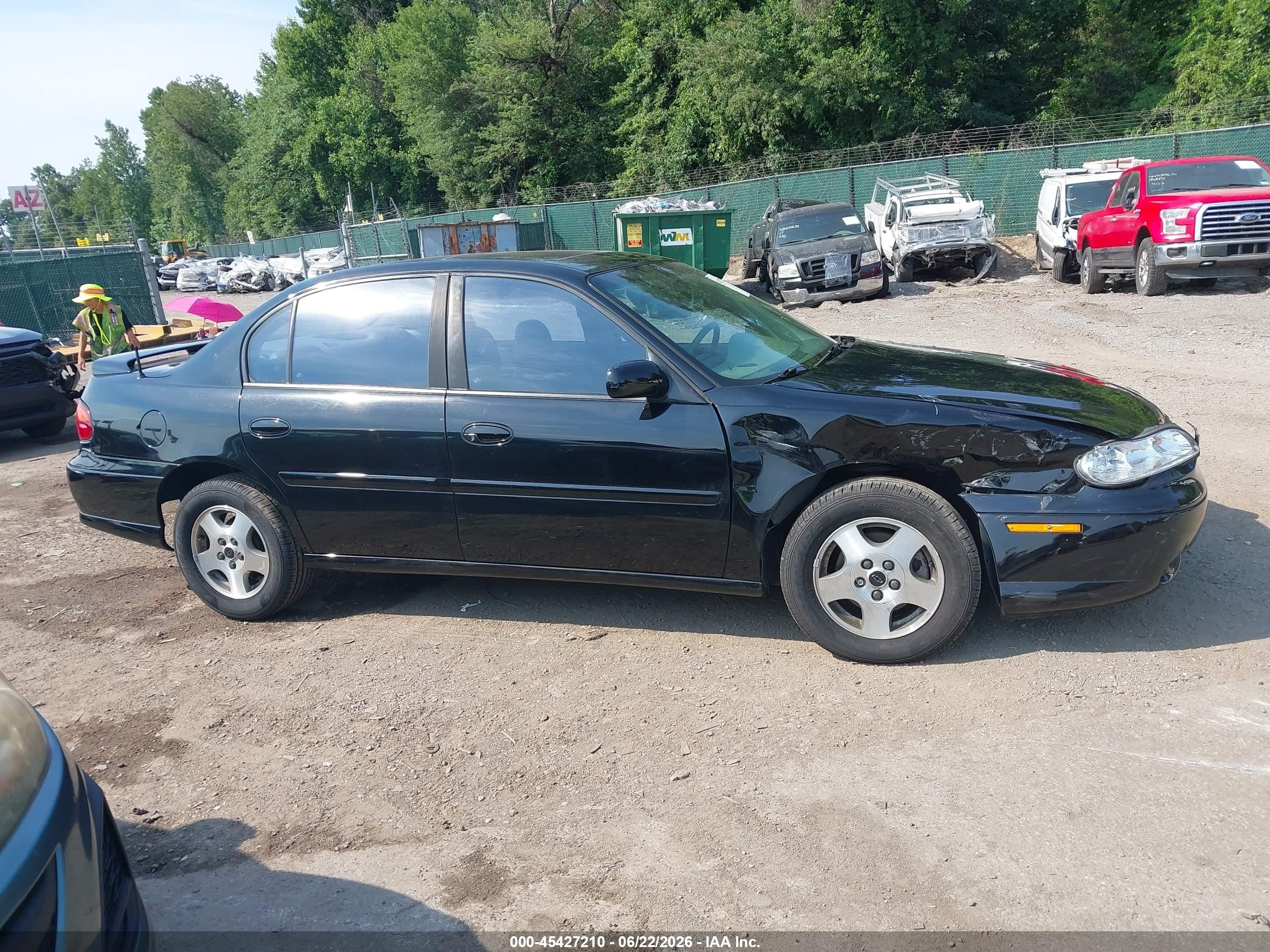 2003 Chevrolet Malibu Ls Black vin: 1G1NE52J73M666210