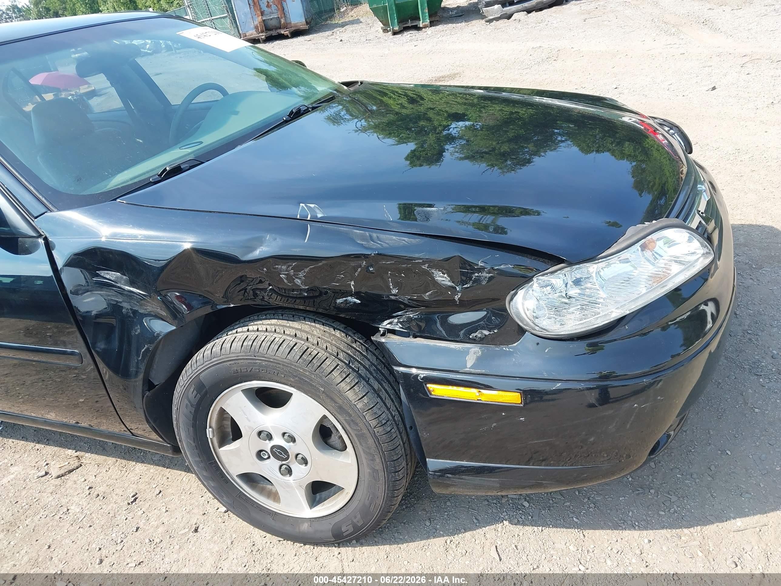 2003 Chevrolet Malibu Ls Black vin: 1G1NE52J73M666210