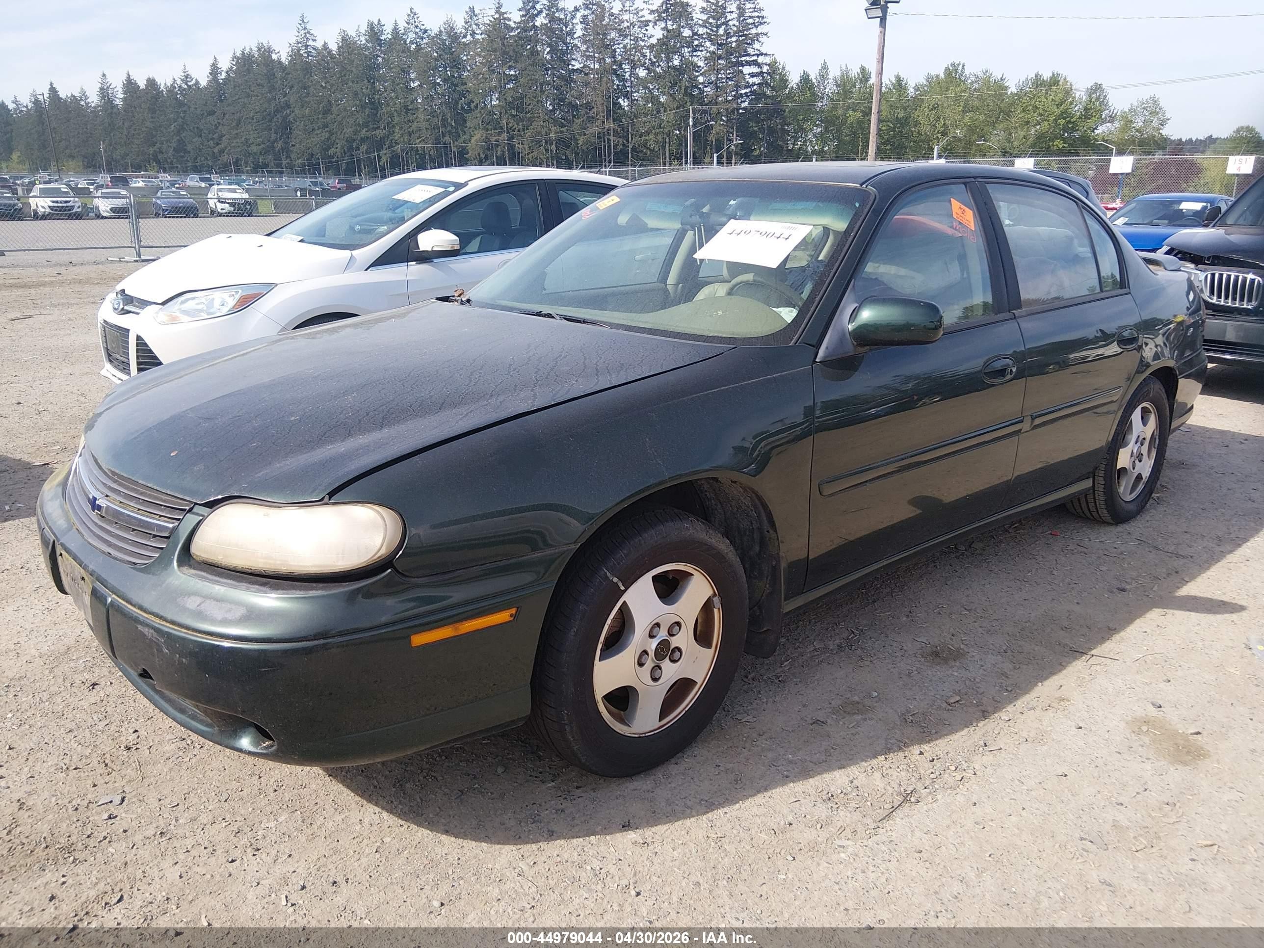 2002 Chevrolet Malibu Ls Зеленый vin: 1G1NE52J82M689137