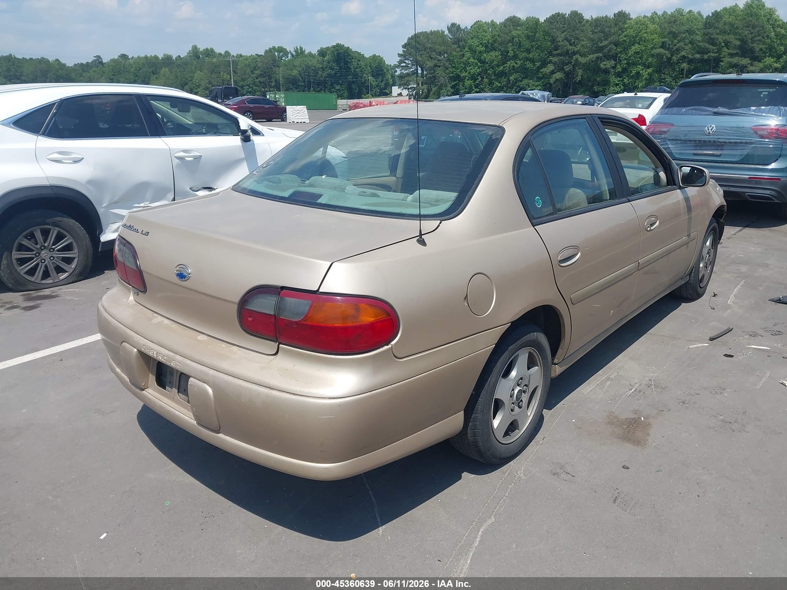 2002 Chevrolet Malibu Ls Gold vin: 1G1NE52J82M694998