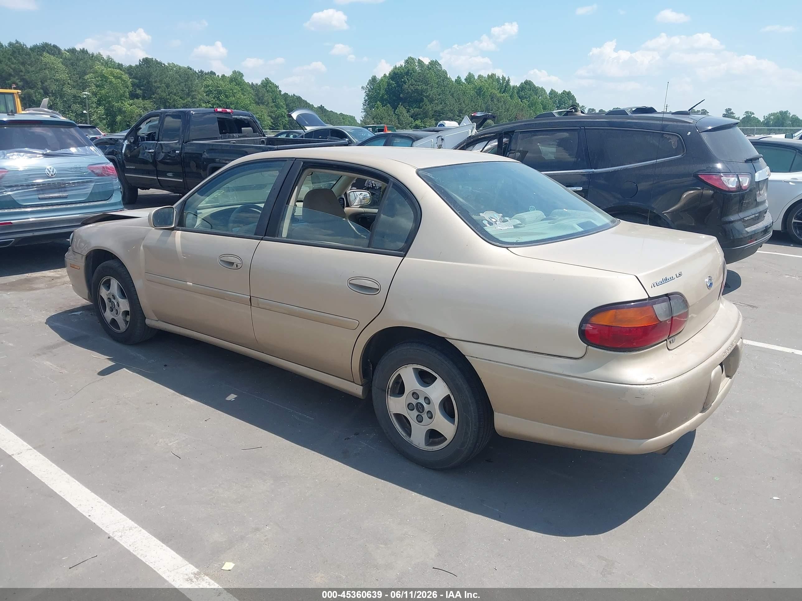 2002 Chevrolet Malibu Ls Gold vin: 1G1NE52J82M694998