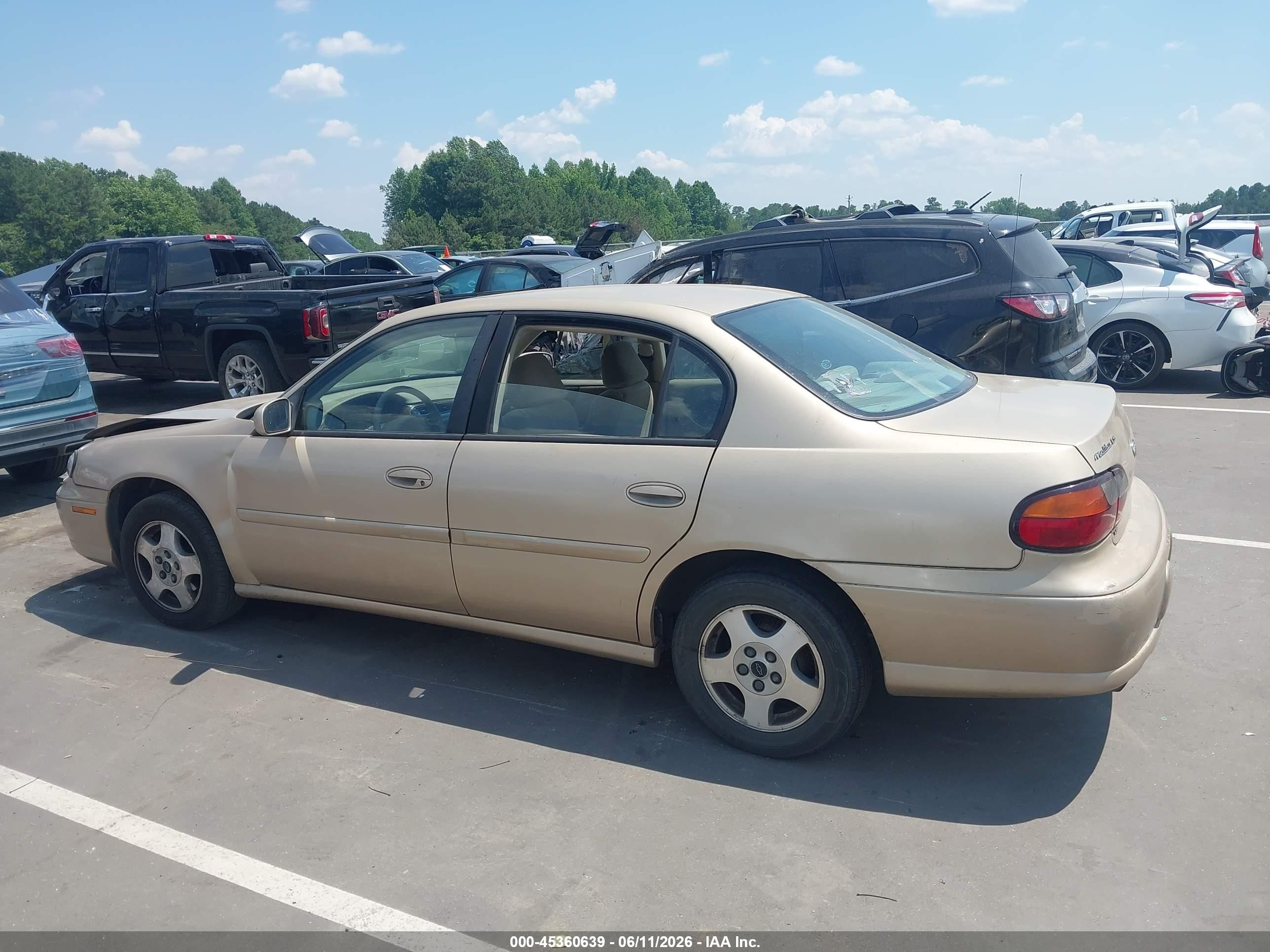 2002 Chevrolet Malibu Ls Gold vin: 1G1NE52J82M694998
