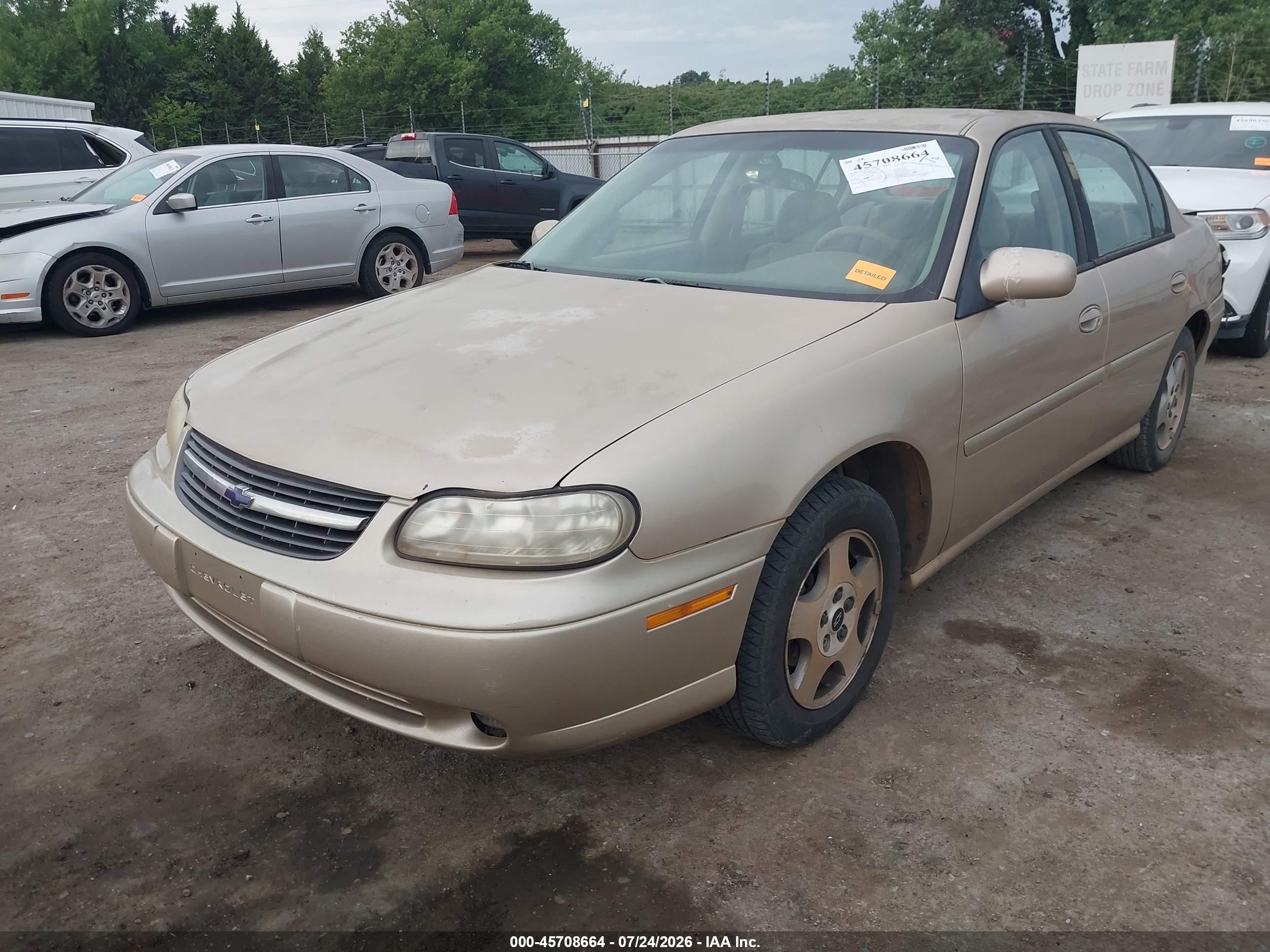 2003 Chevrolet Malibu Ls Beige vin: 1G1NE52J83M589007