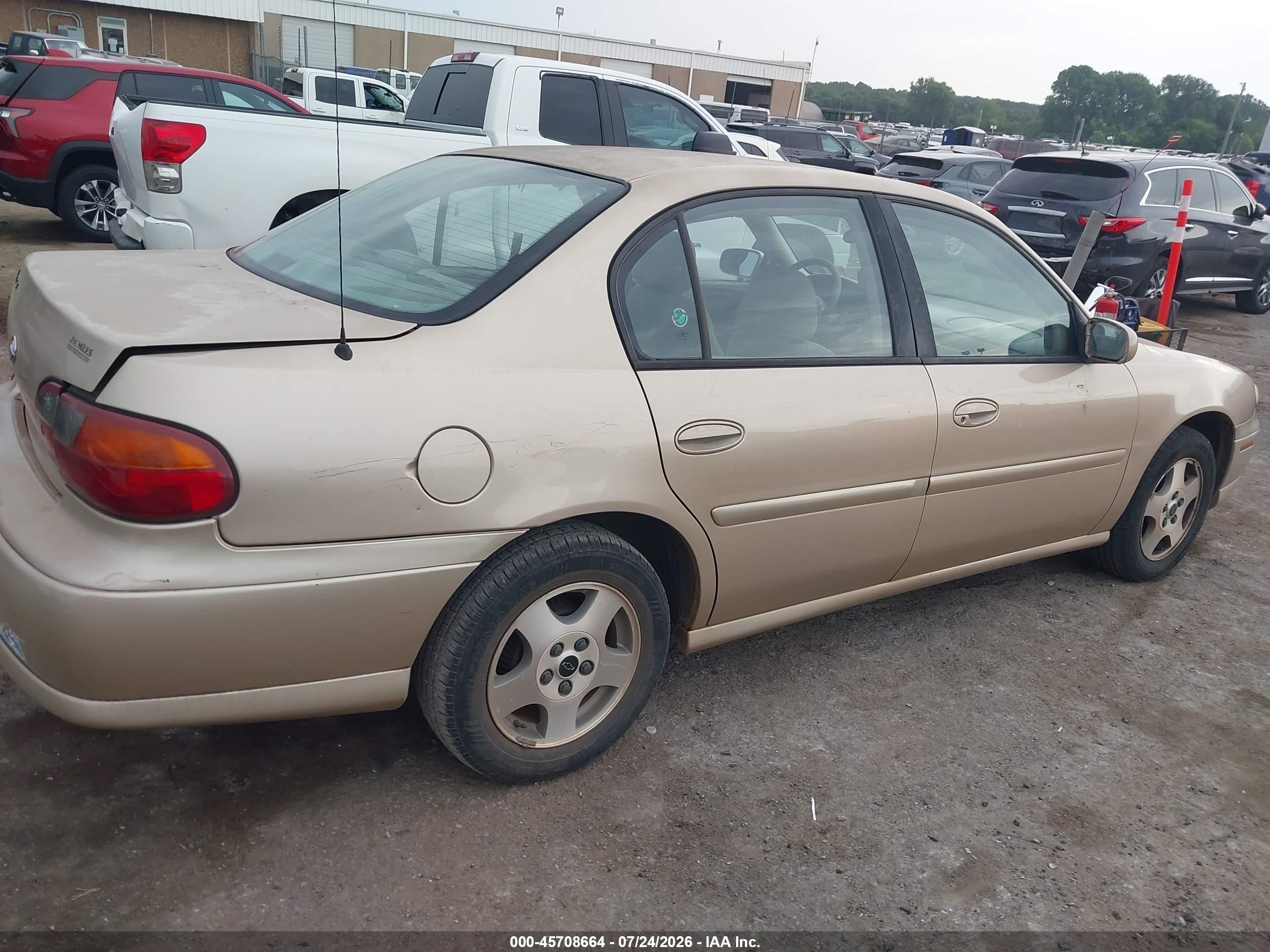2003 Chevrolet Malibu Ls Beige vin: 1G1NE52J83M589007
