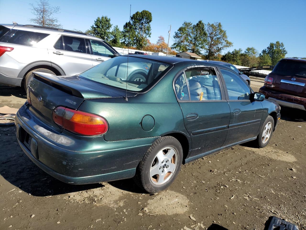 2003 Chevrolet Malibu Ls Green vin: 1G1NE52J93M610432
