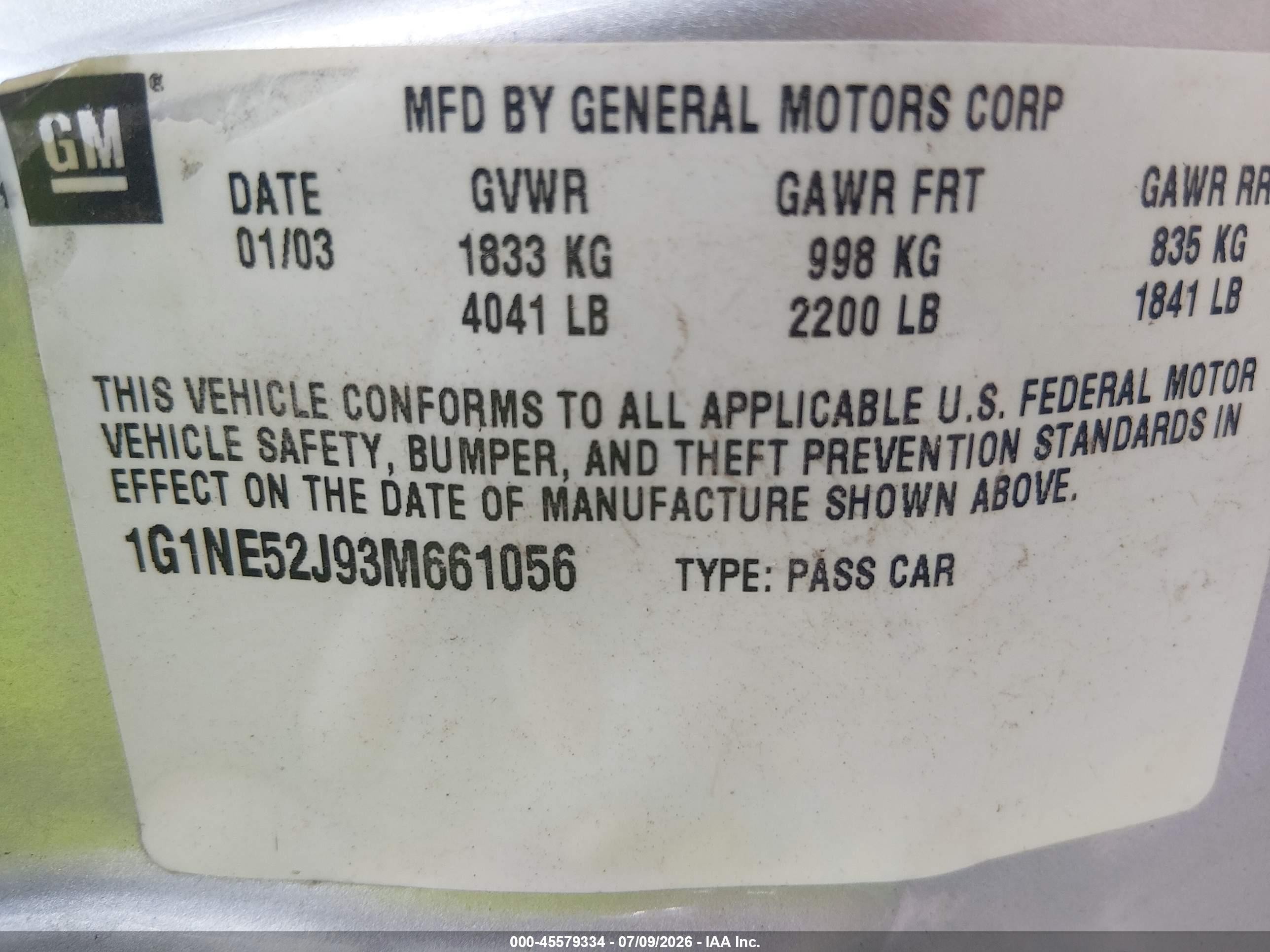 2003 Chevrolet Malibu Ls Silver vin: 1G1NE52J93M661056